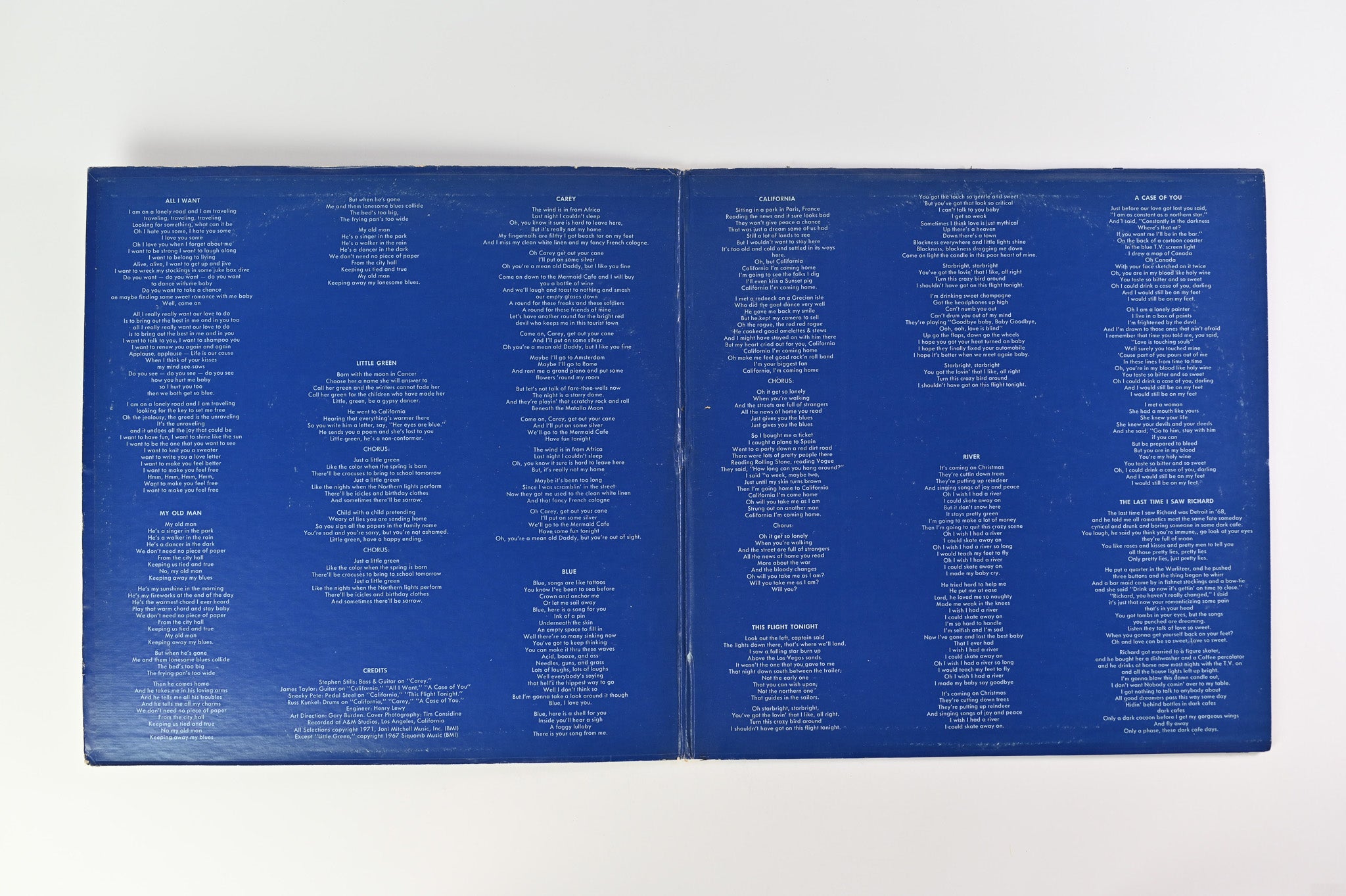 Joni Mitchell - Blue on Reprise