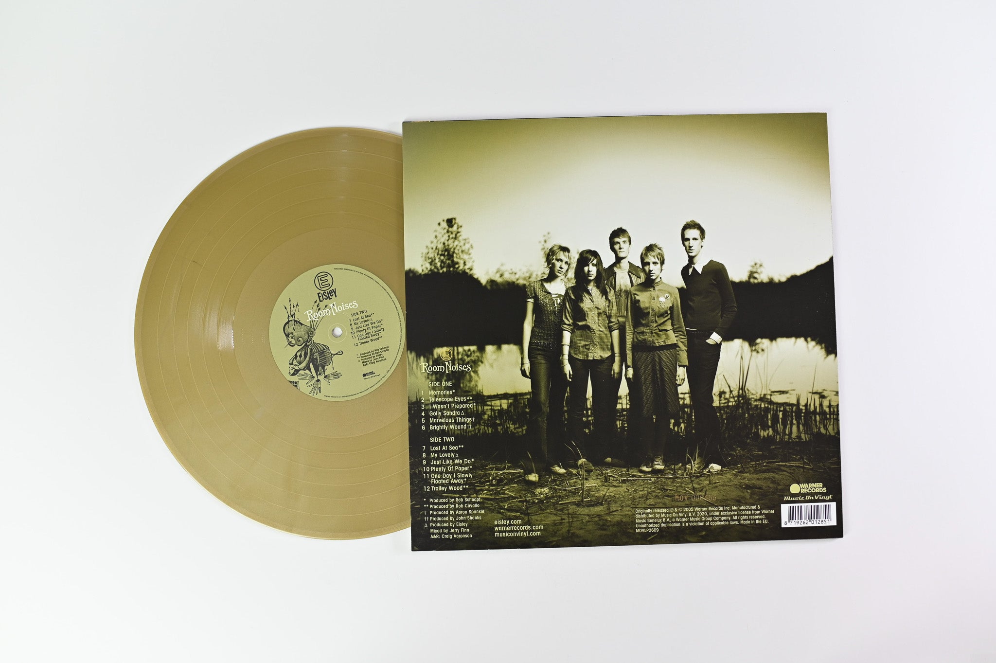 Eisley - Room Noises on Music on Vinyl Ltd Numbered Gold Vinyl Reissue