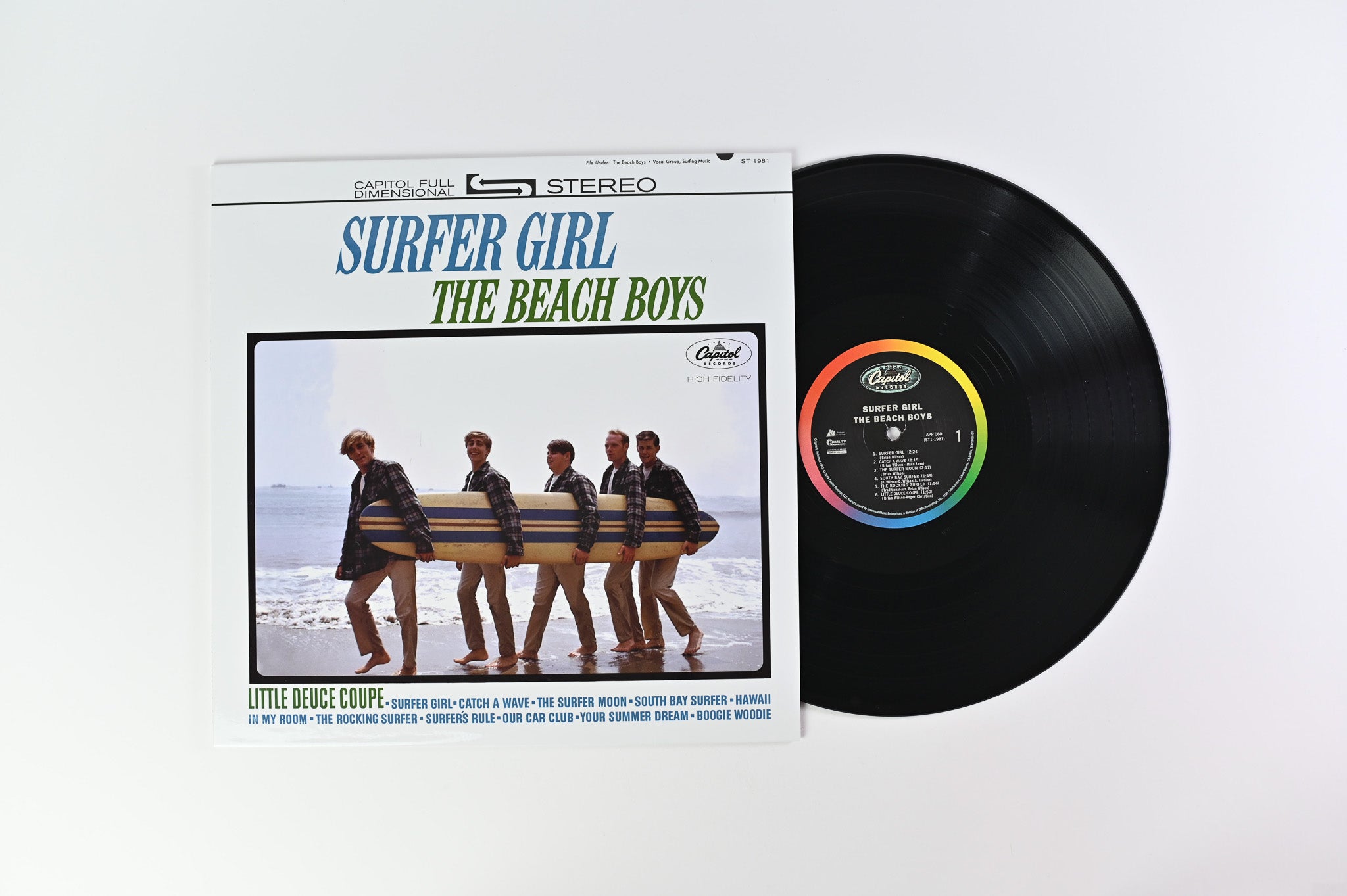 The Beach Boys - Surfer Girl on Capitol Analogue Productions 200 Gram Reissue