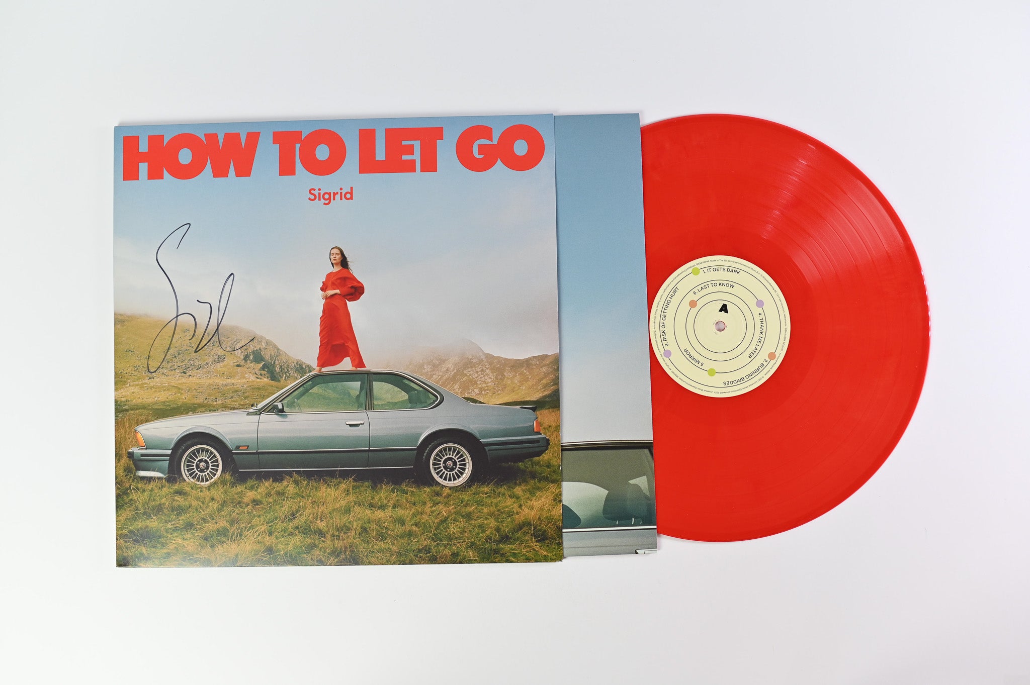 Sigrid - How To Let Go on Island Ltd Orange Vinyl Signed