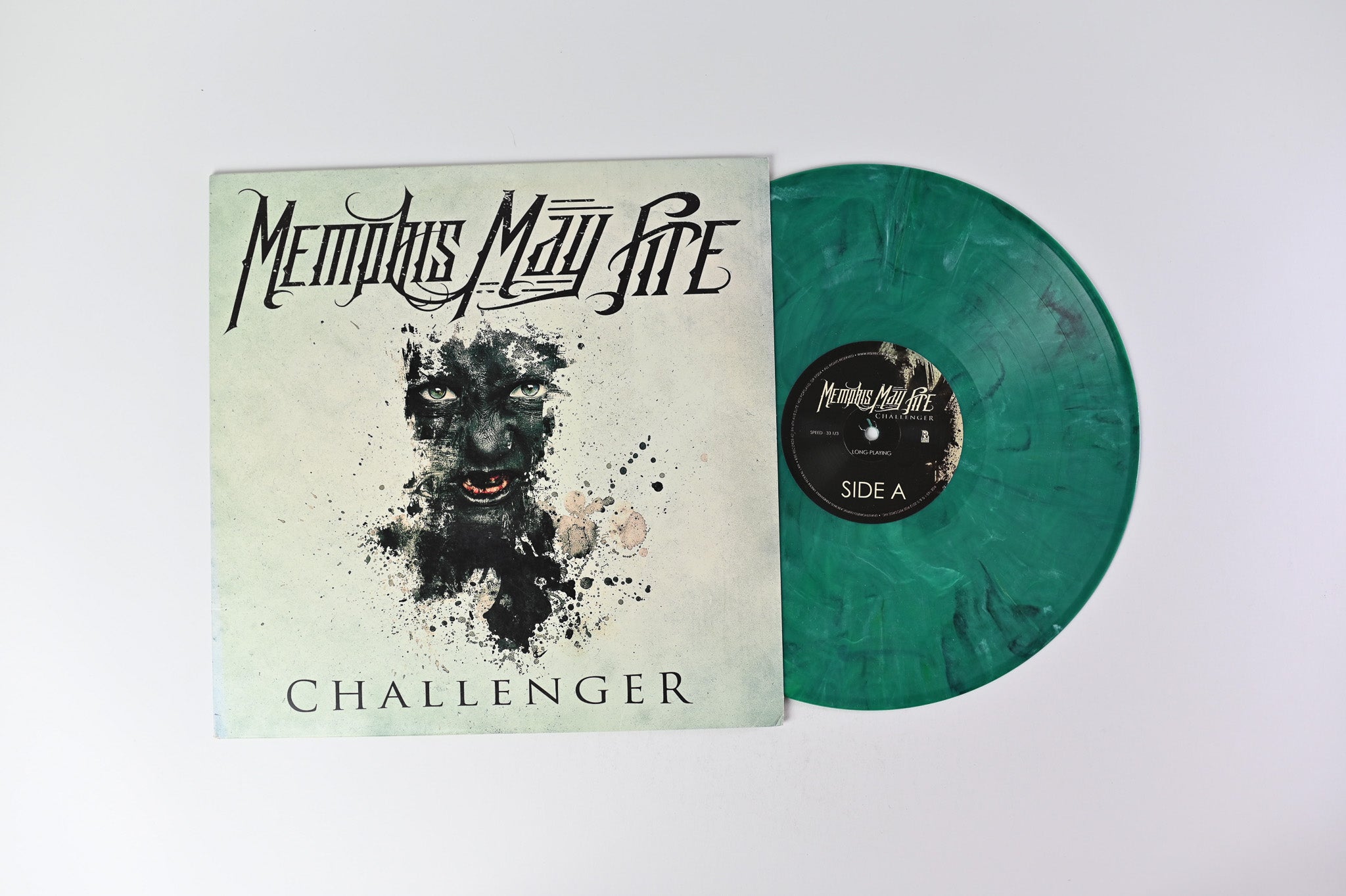 Memphis May Fire - Challenger on Rise Ltd Green w/White Marble
