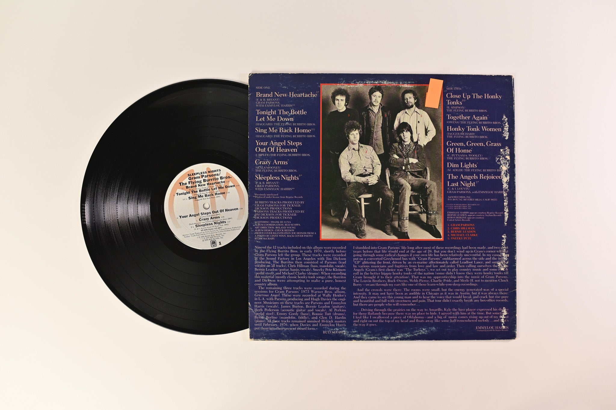 Gram Parsons - Sleepless Nights on A&M