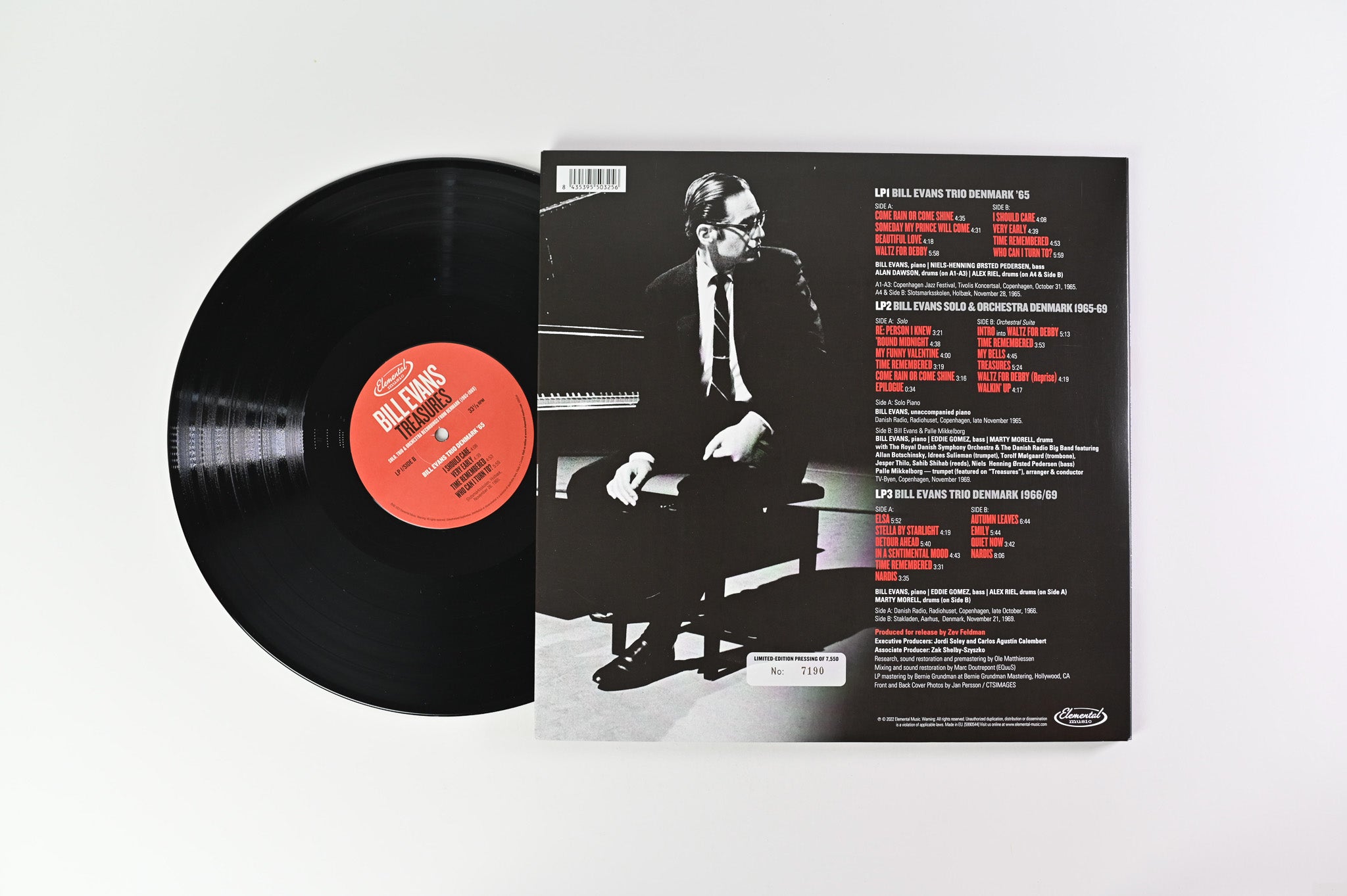 Bill Evans - Treasures on Elemental Music RSD 2023 Ltd Numbered 180 Gram