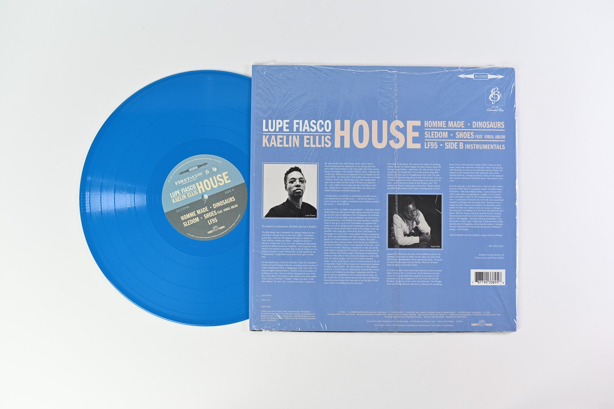 Lupe Fiasco Kaelin Ellis - House on 1st & 5th Ltd RSD 2021 Blue Vinyl