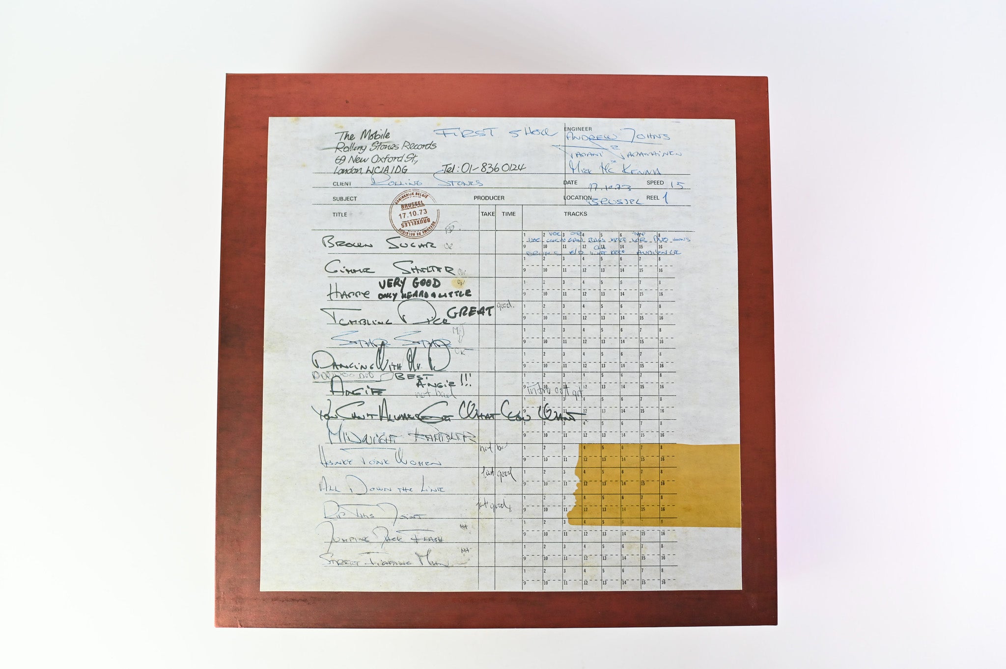 The Rolling Stones - The Brussels Affair on Rolling Stones Archive - Collector's Edition Box Set
