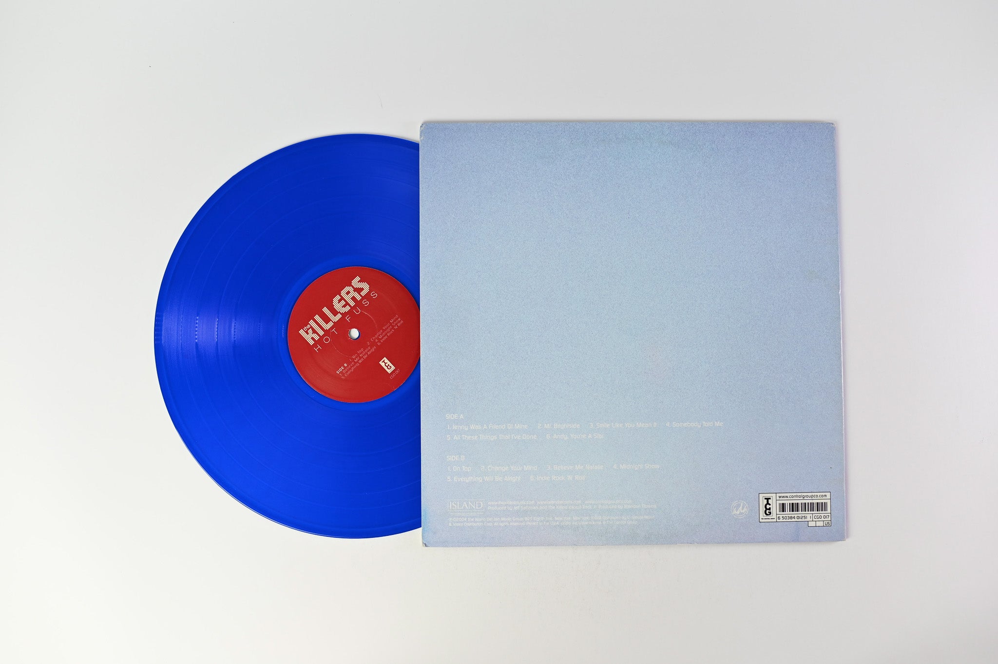 The Killers - Hot Fuss on The Control Group Translucent Blue Vinyl