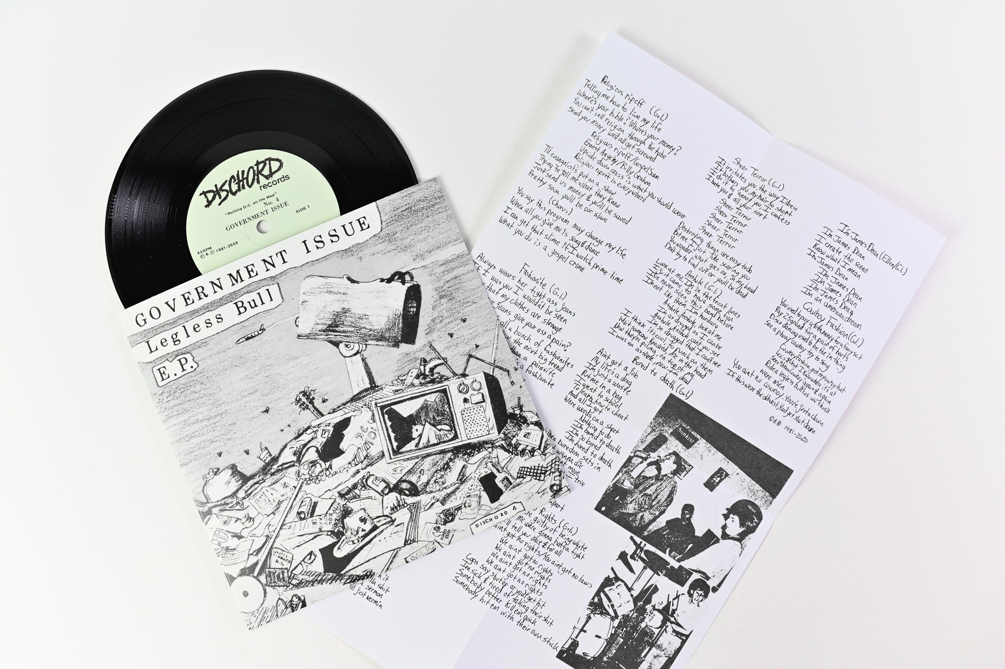 Various - First Six Dischord Records on Dischord Box Set Plus Unreleased Slinkees EP