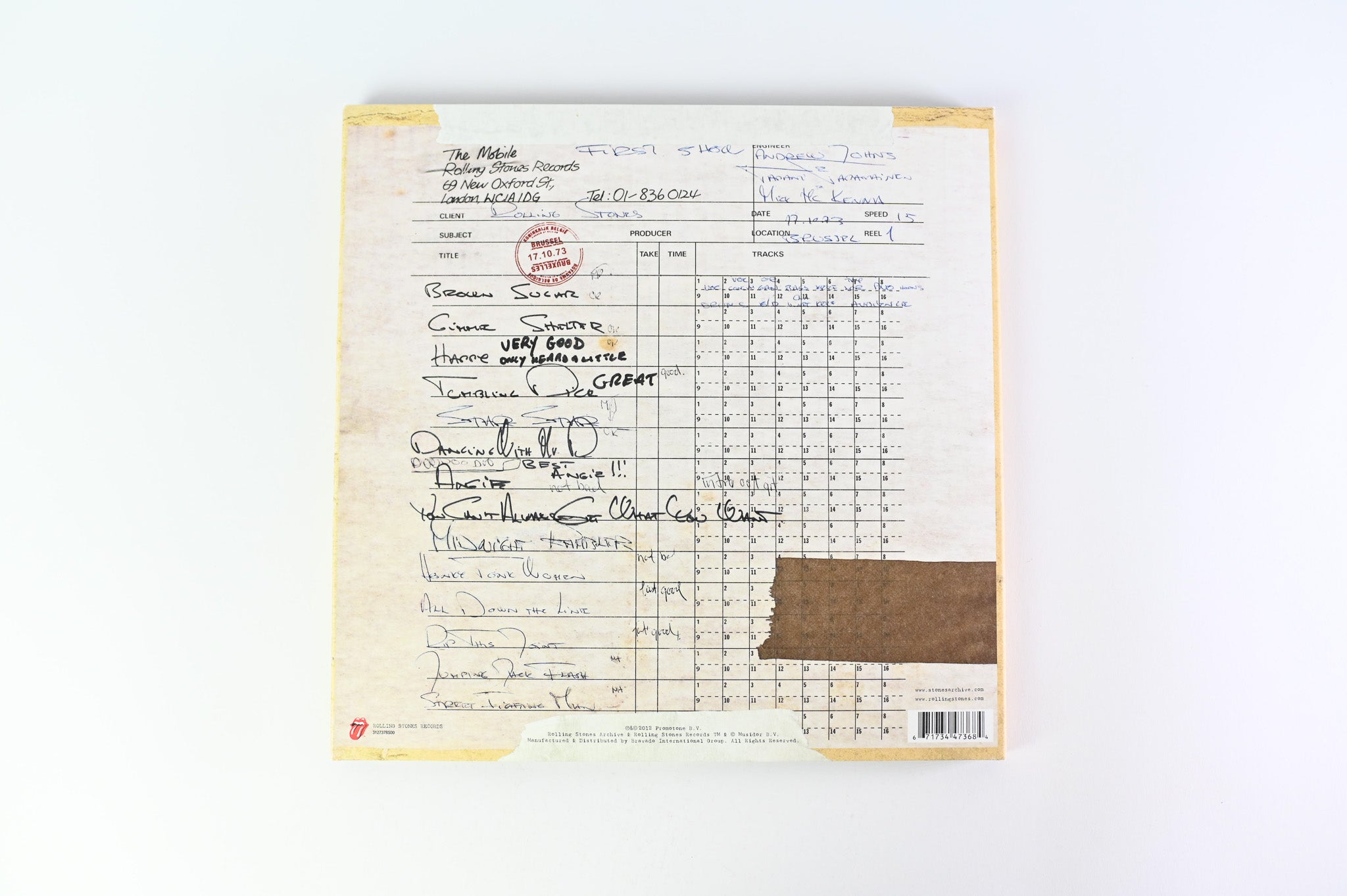 The Rolling Stones - The Brussels Affair on Rolling Stones Archive - Collector's Edition Box Set