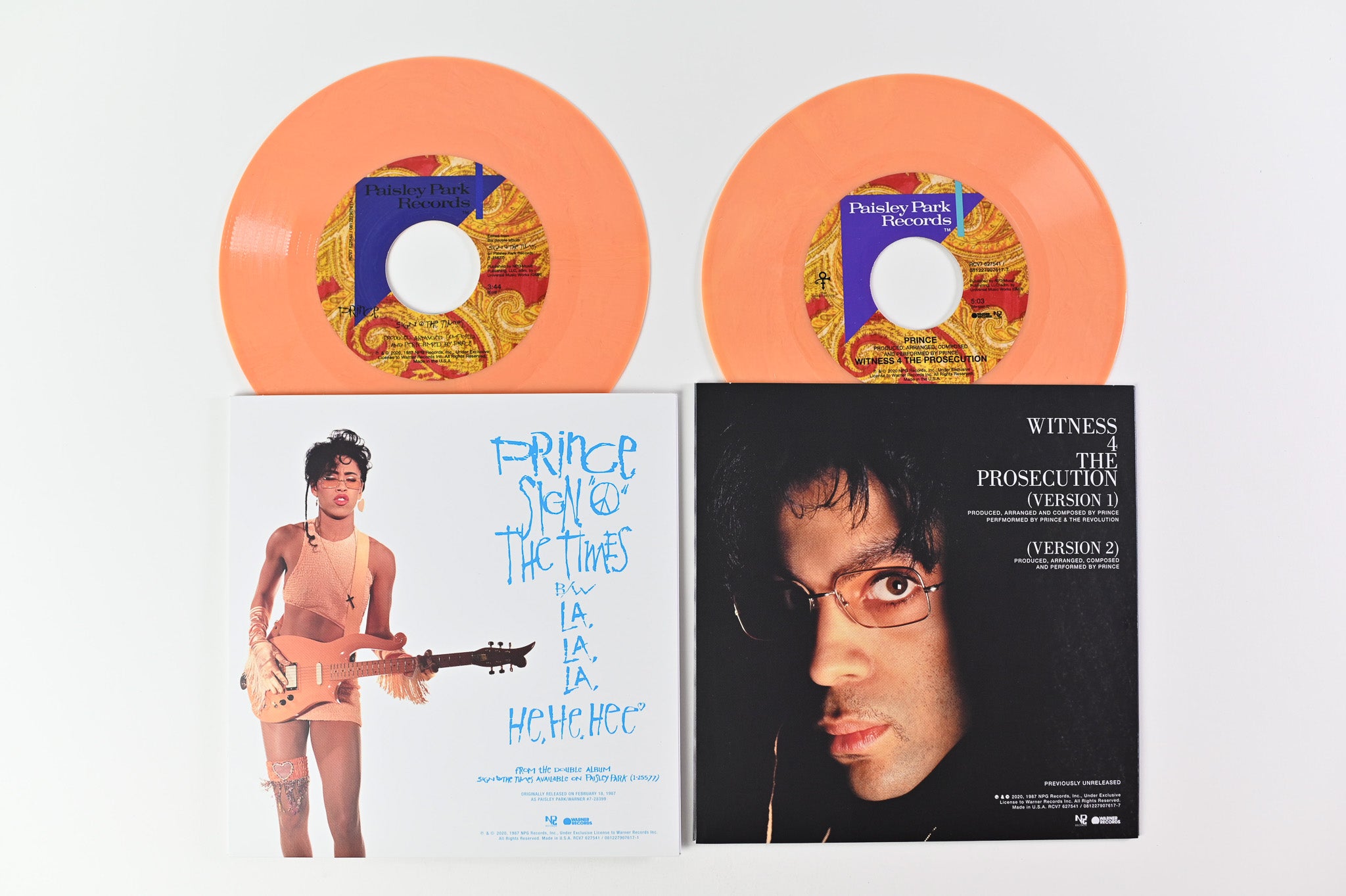 Prince - Sign "O" The Times – The Singles on NPG Warner Peach Vinyl 7" Ltd Numbered Box Set