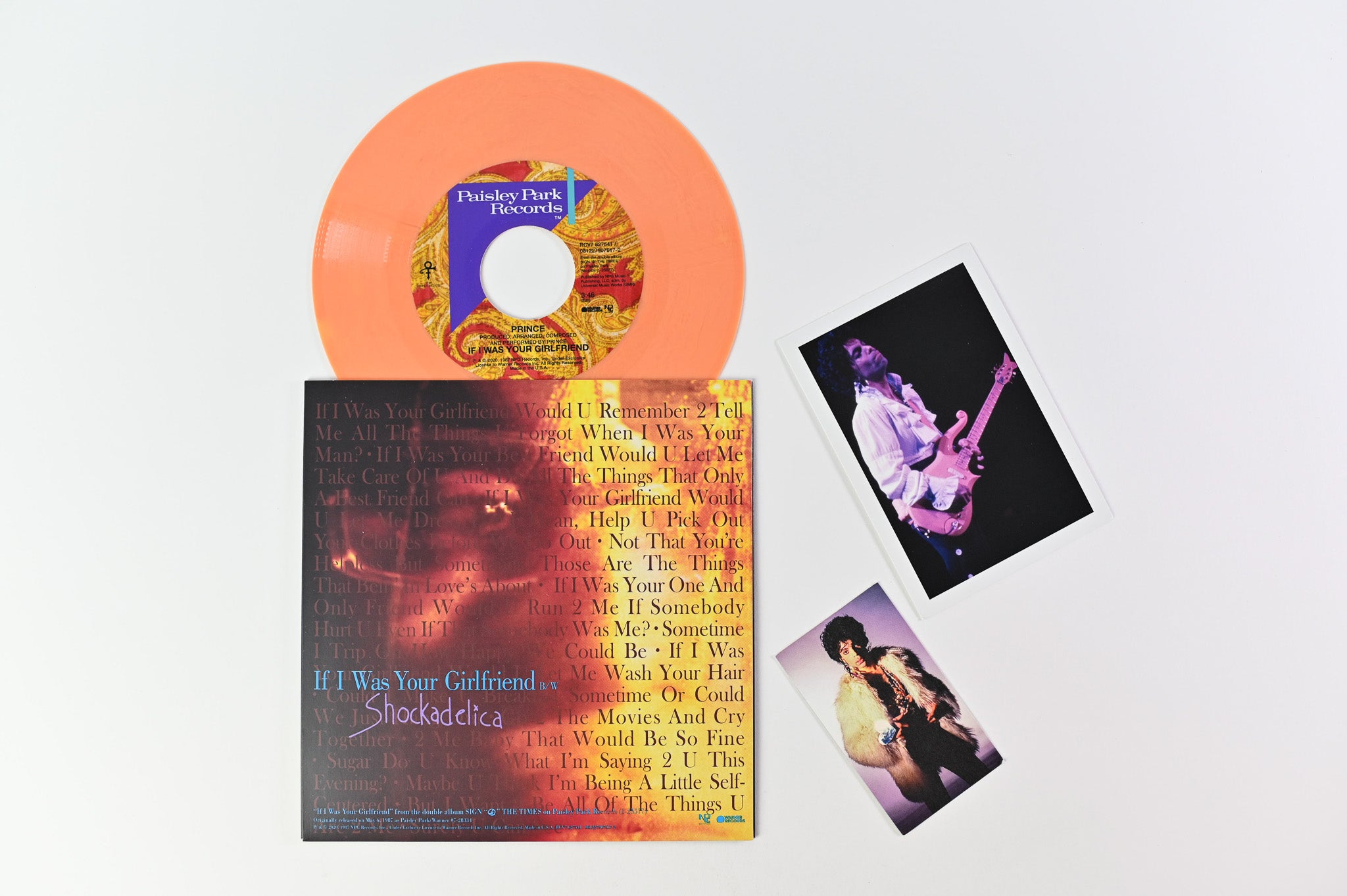 Prince - Sign "O" The Times – The Singles on NPG Warner Peach Vinyl 7" Ltd Numbered Box Set