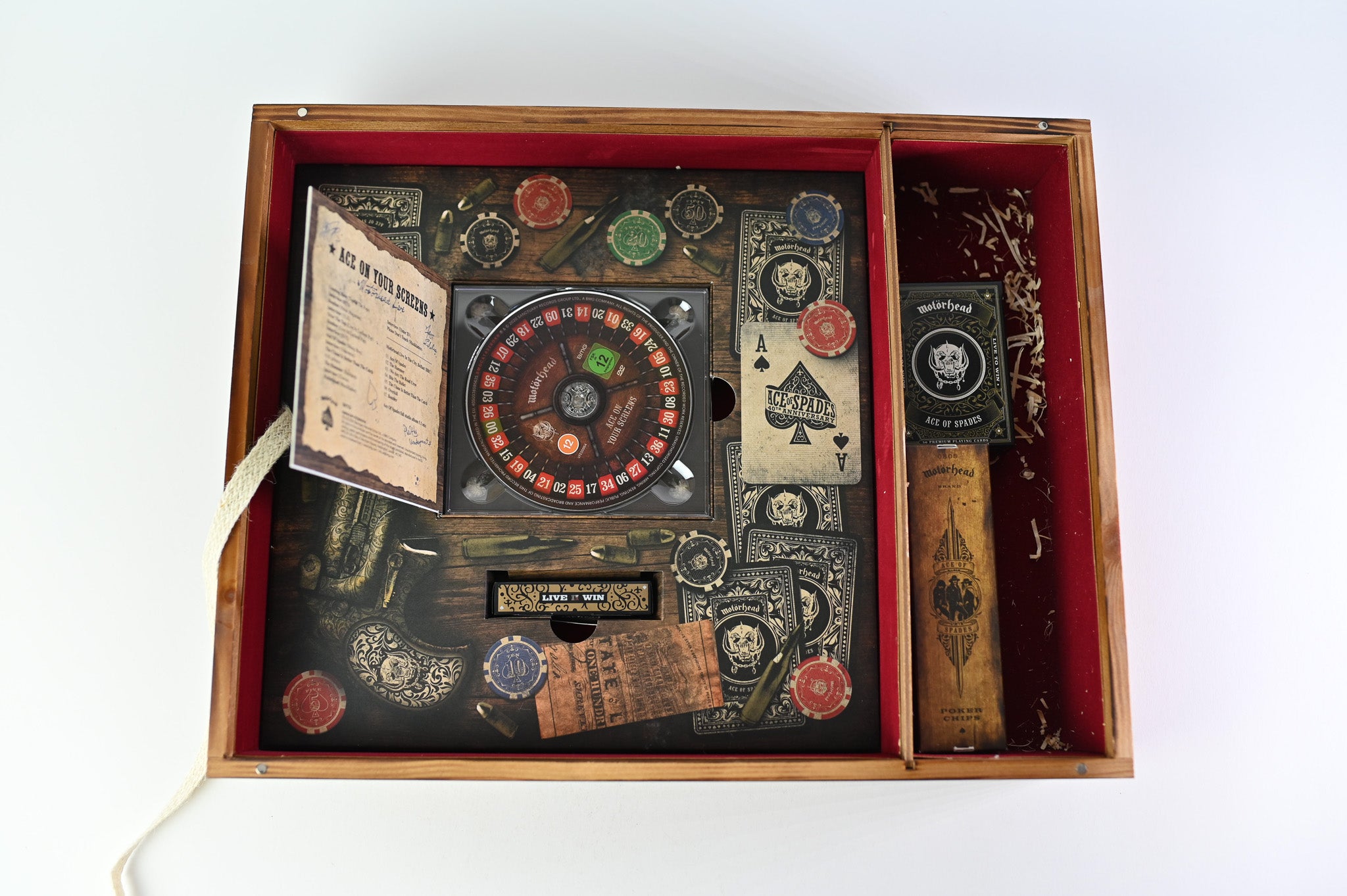 Motörhead - Ace Of Spades on BMG - Deluxe 40th Anniversary Wooden Box