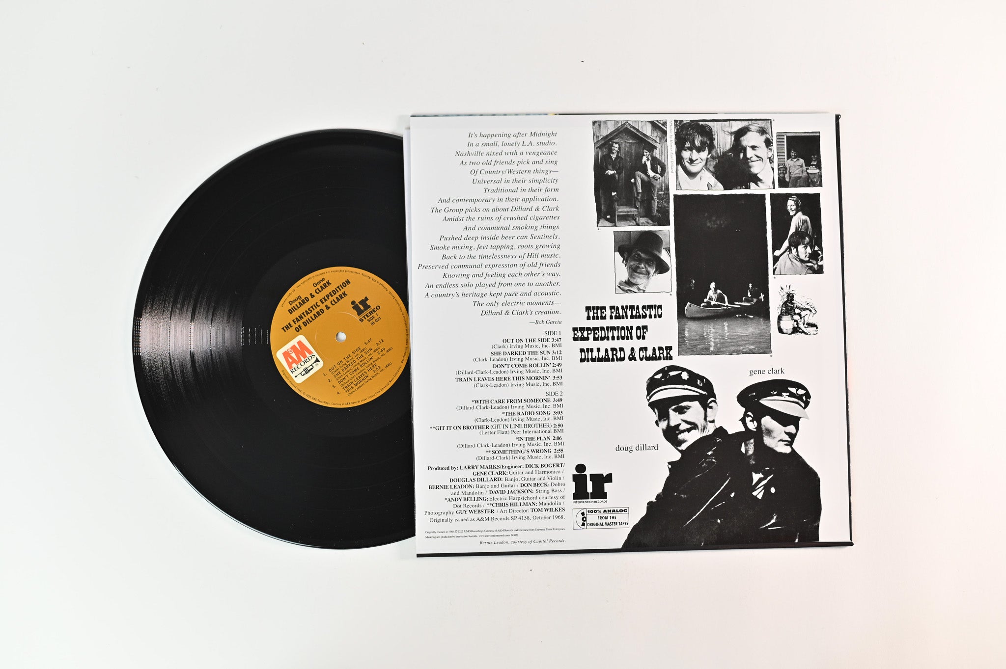 Dillard & Clark - The Fantastic Expedition Of Dillard & Clark on A&M Intervention 180 Gram Reissue