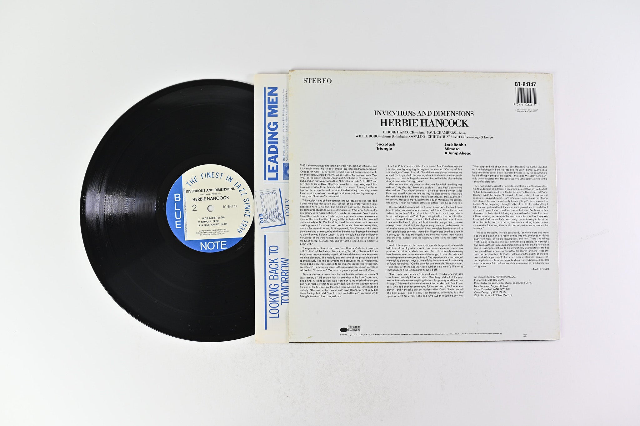 Herbie Hancock - Inventions And Dimensions Reissue on Blue Note