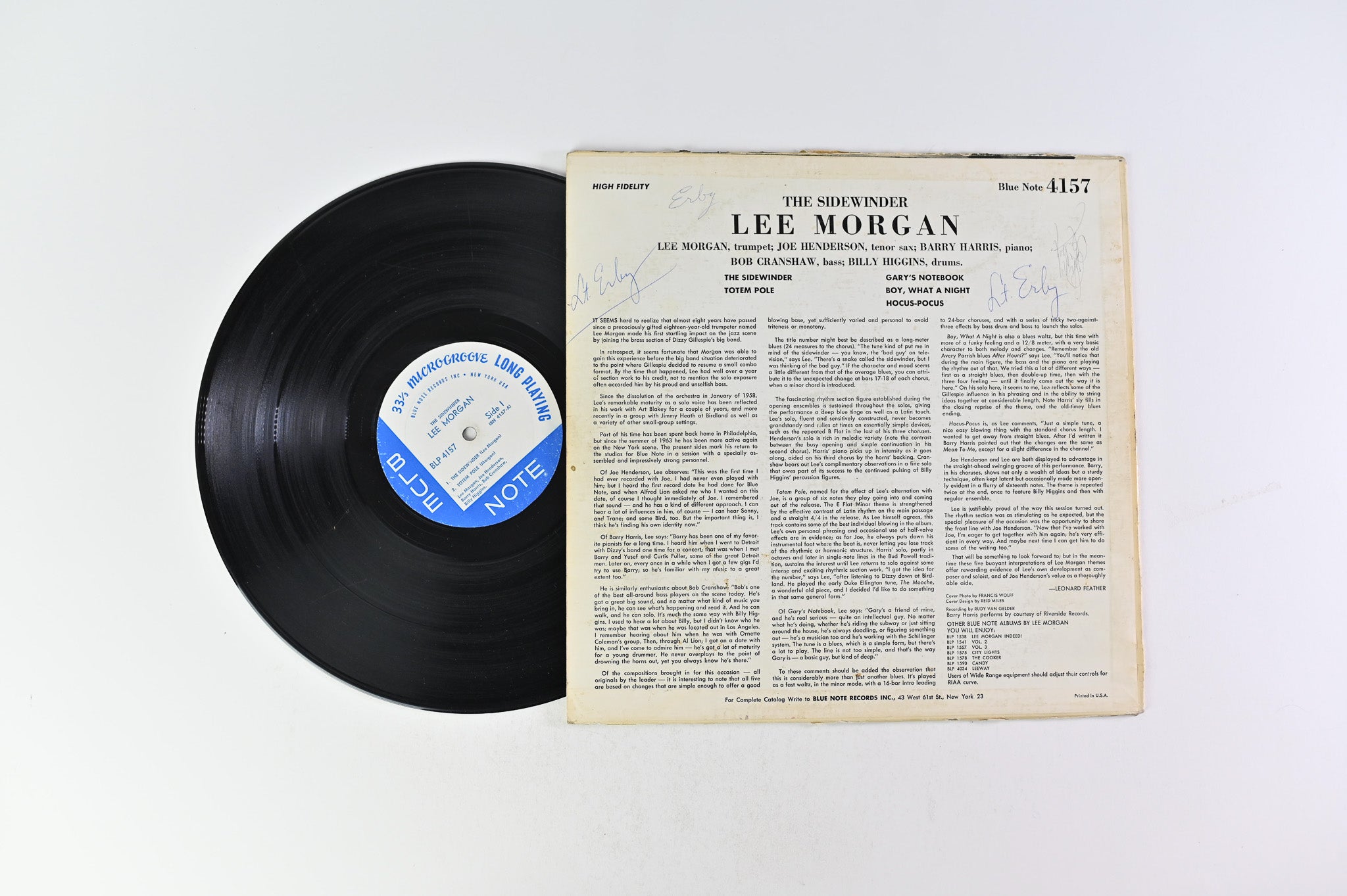Lee Morgan - The Sidewinder Mono on Blue Note New York, USA Labels