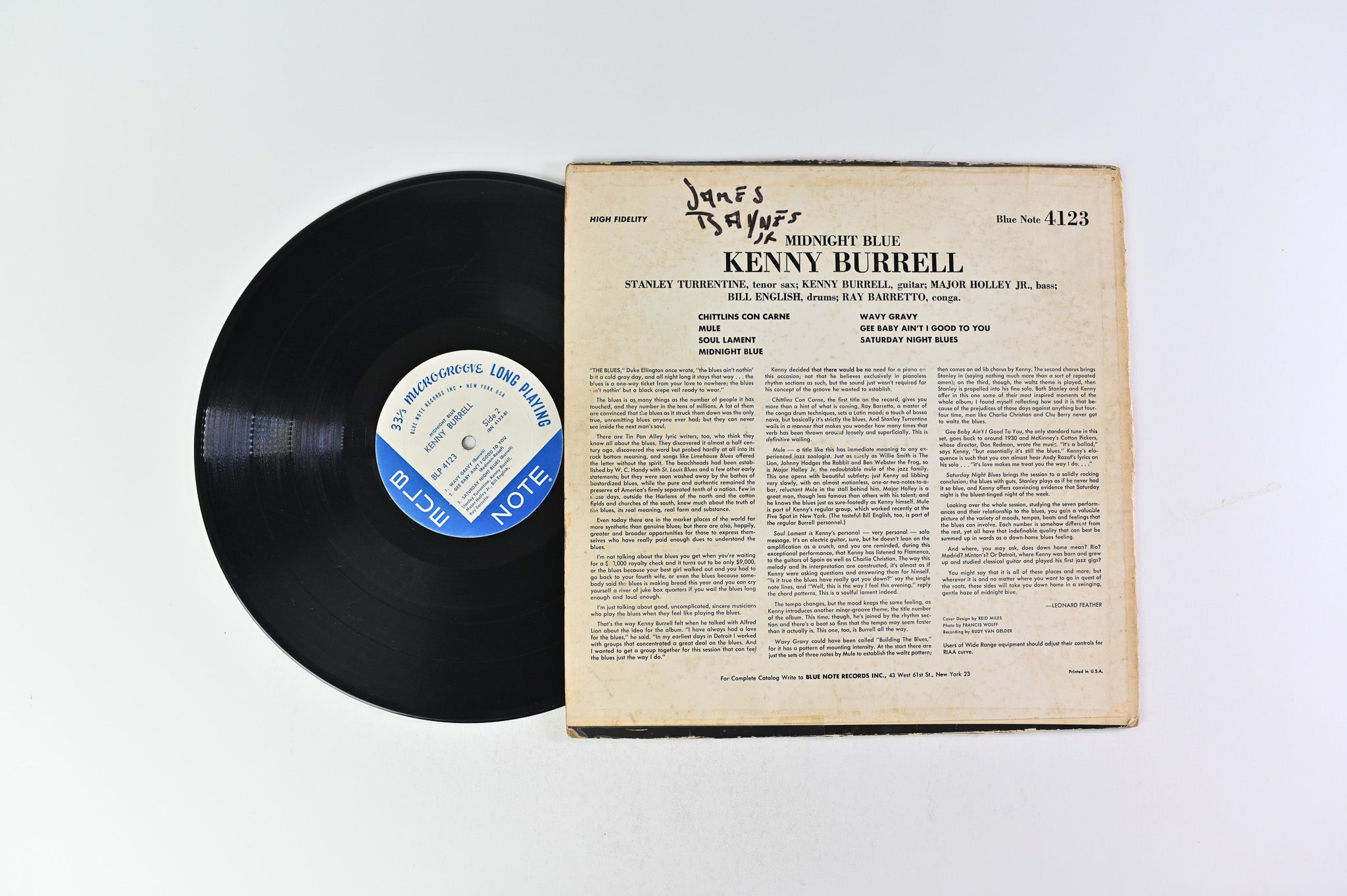 Kenny Burrell - Midnight Blue on Blue Note New York, USA, Deep Groove