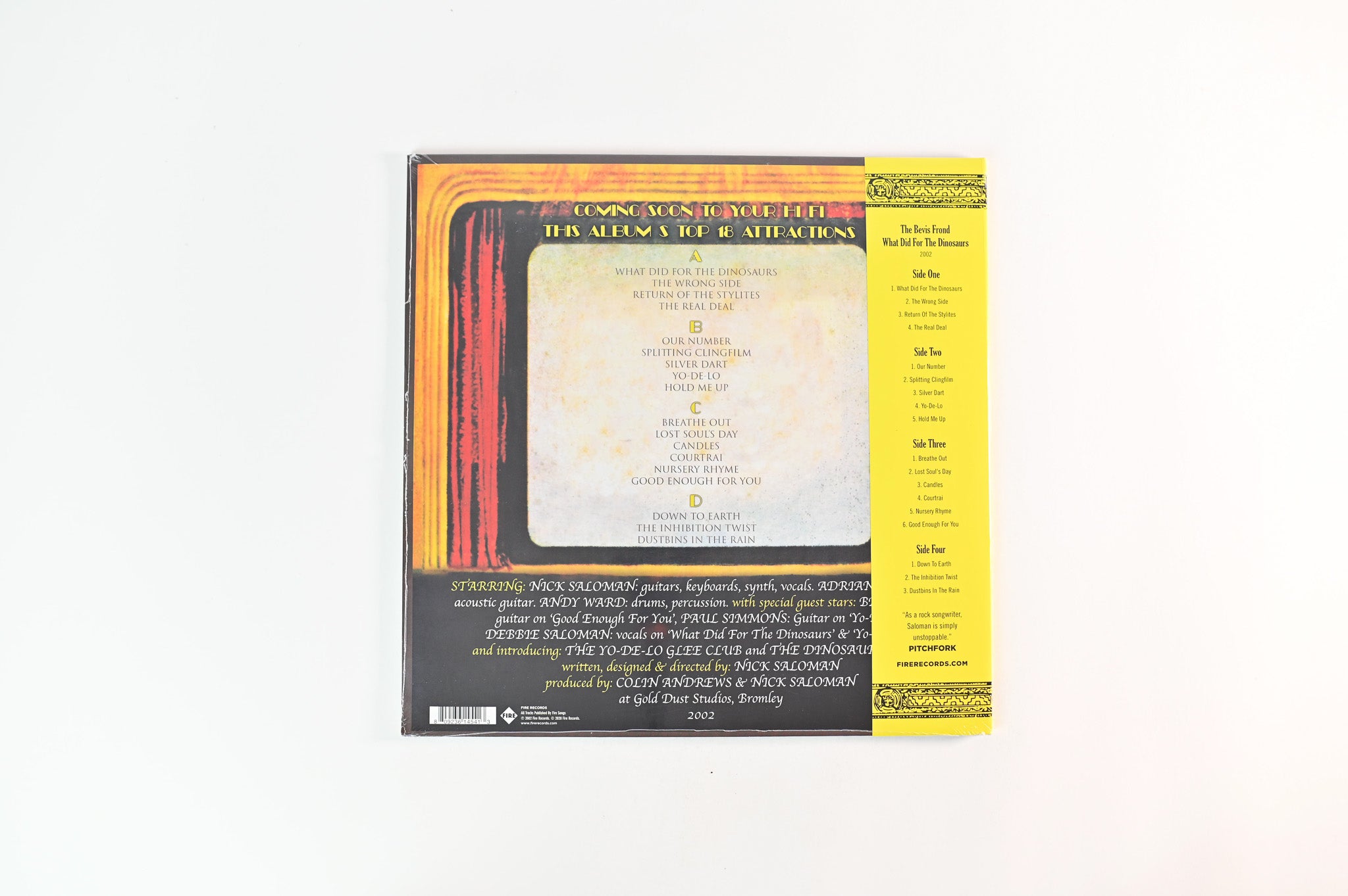 The Bevis Frond - What Did For The Dinosaurs on Fire RSD 2020 Reissue Sealed