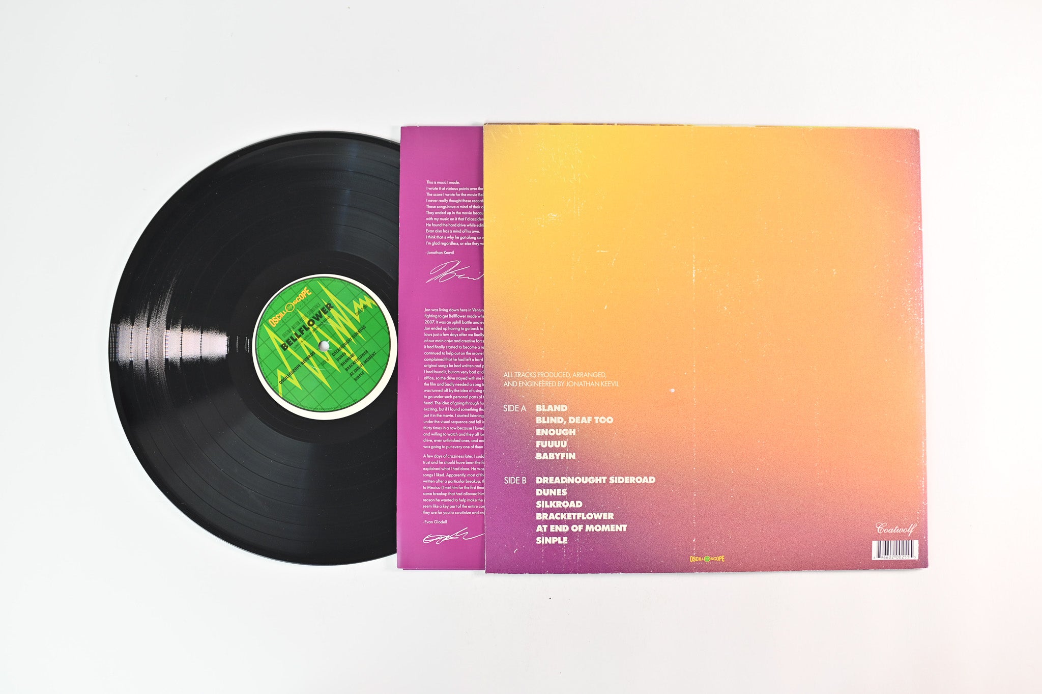 Jonathan Keevil - Bellflower (Original Motion Picture Soundtrack) on 	Oscilloscope Laboratories