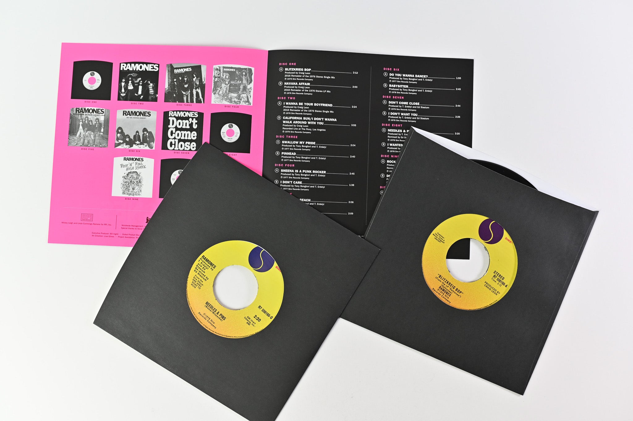 Ramones - Singles Box on Rhino Sire RSD 2017 Ltd Numbered Box Set