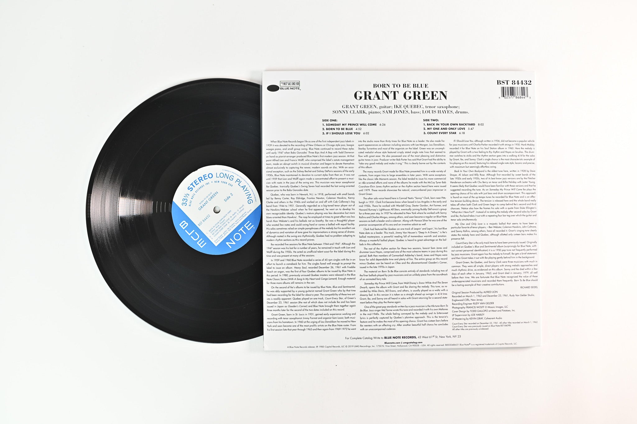 Grant Green - Born To Be Blue Blue Note Tone Poet Series Reissue
