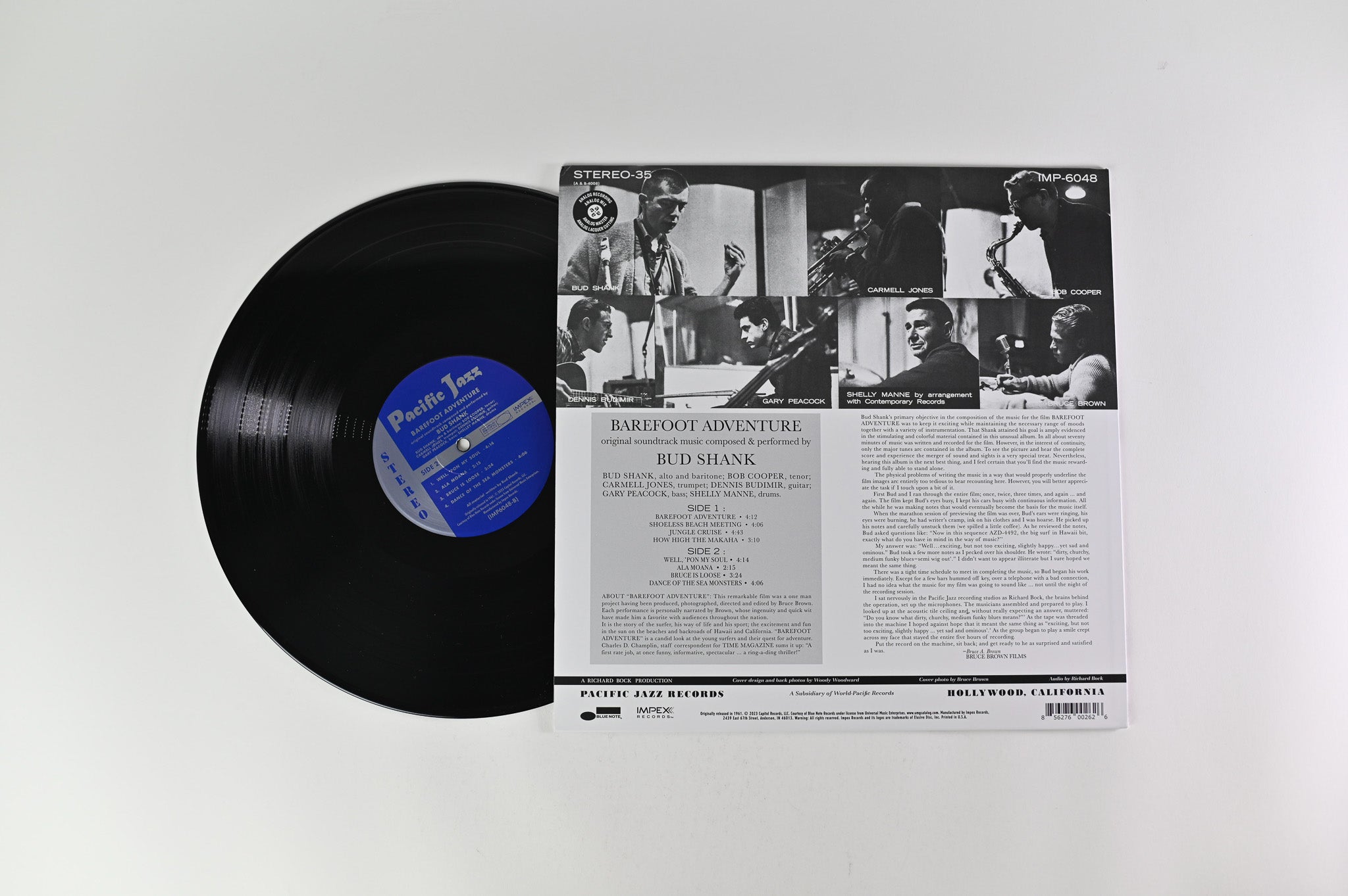 Bud Shank - Barefoot Adventure on Pacific Jazz Impex 180 Gram Reissue