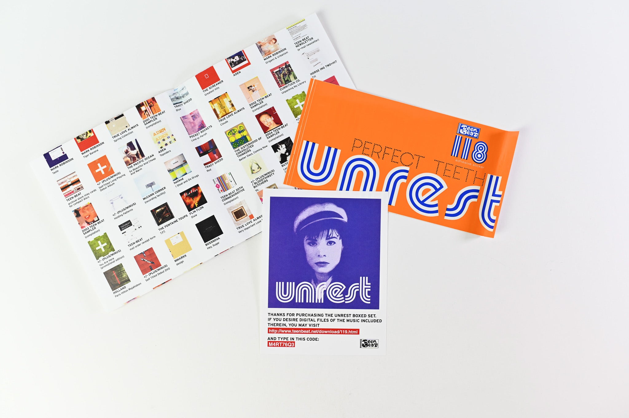 Unrest - Perfect Teeth on Teenbeat RSD 2012 Limited Numbered Colored Vinyl Box Reissue