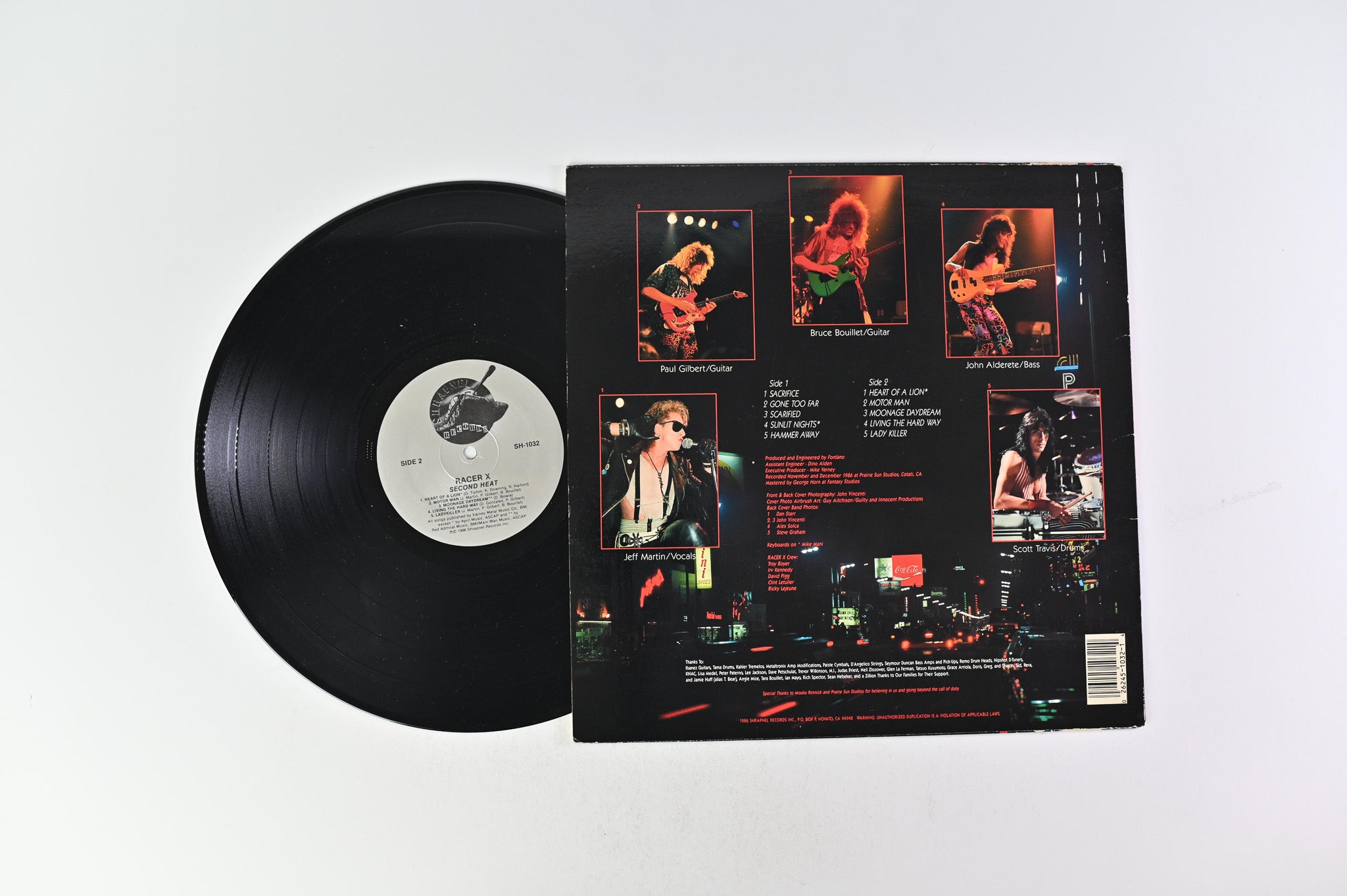 Racer X - Second Heat on Shrapnel Records