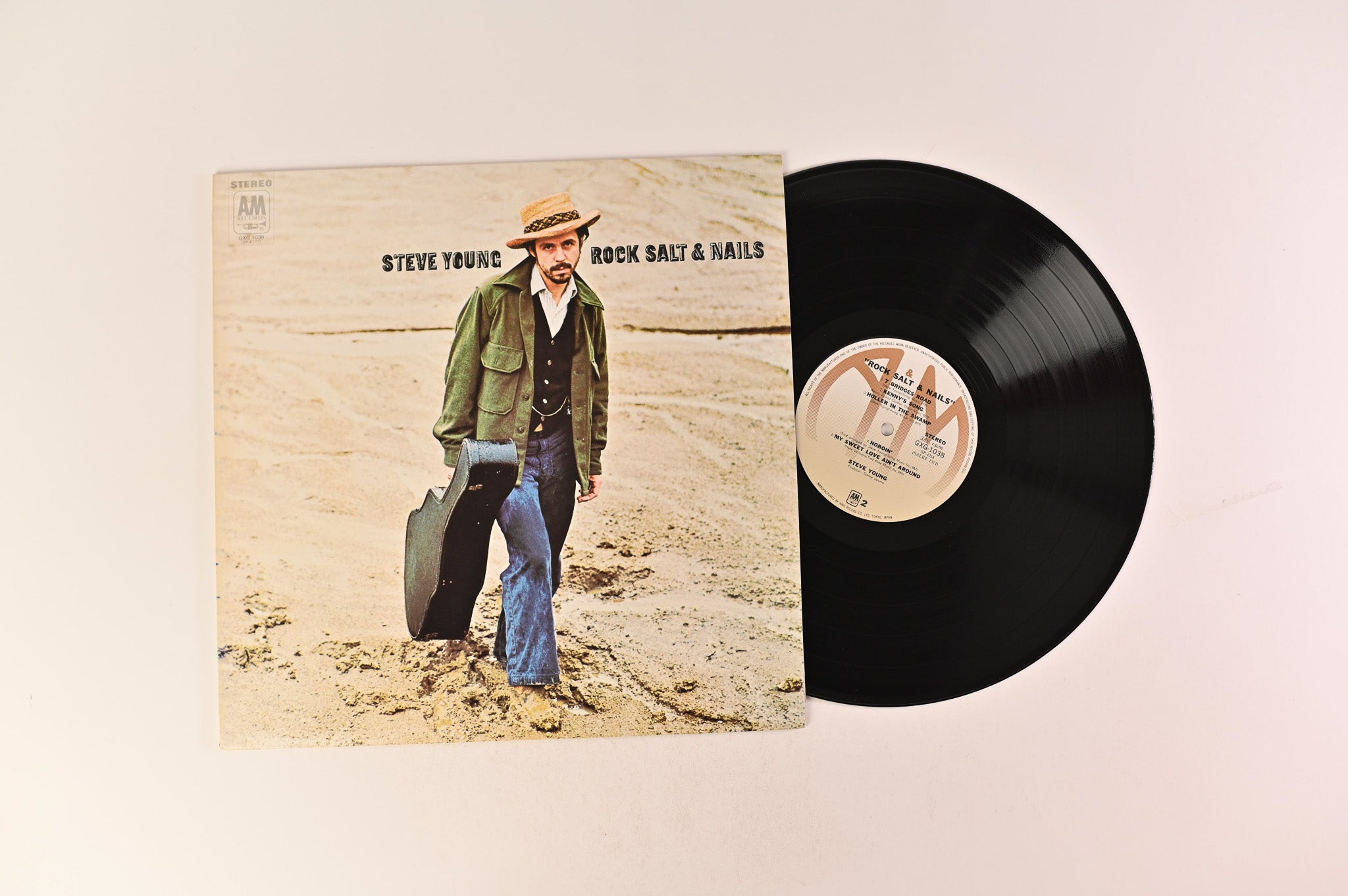 Steve Young - Rock Salt And Nails on A&M Records Japanese Pressing