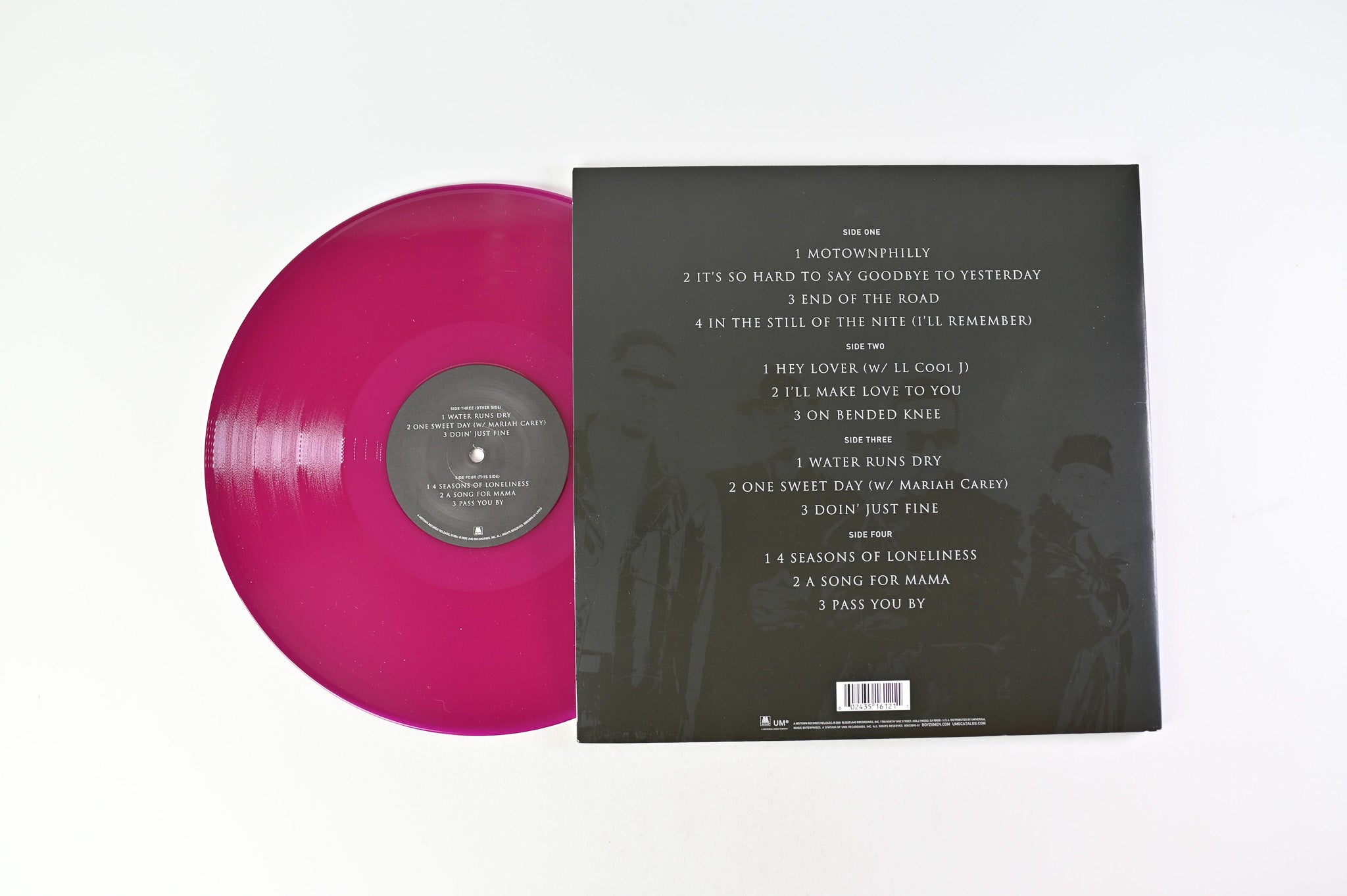 Boyz II Men - Legacy - The Greatest Hits Collection on Universal Ltd Translucent Purple Reissue