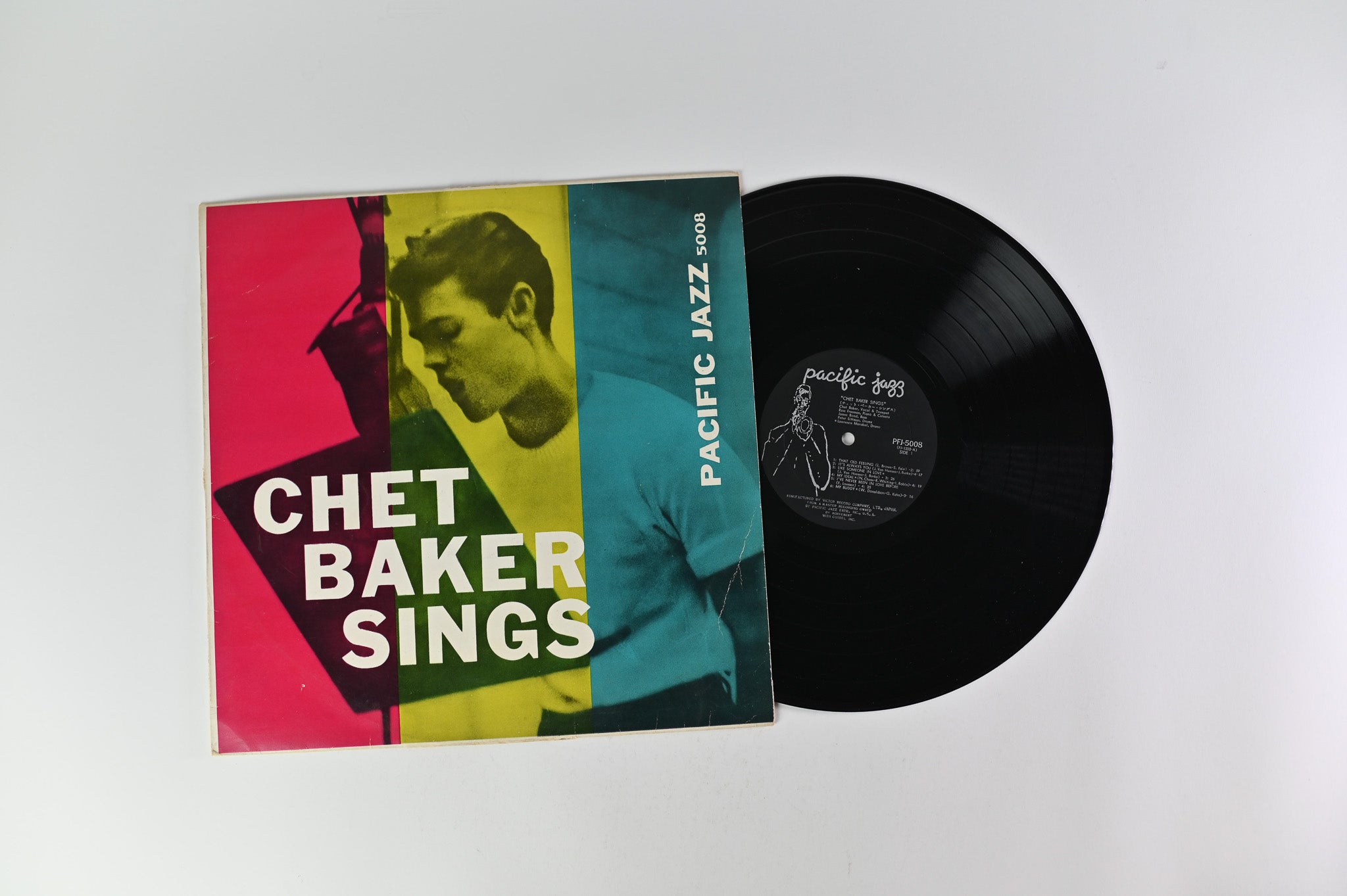 Chet Baker - Chet Baker Sings on Pacific Jazz PFJ 5008 Japanese Early Reissue
