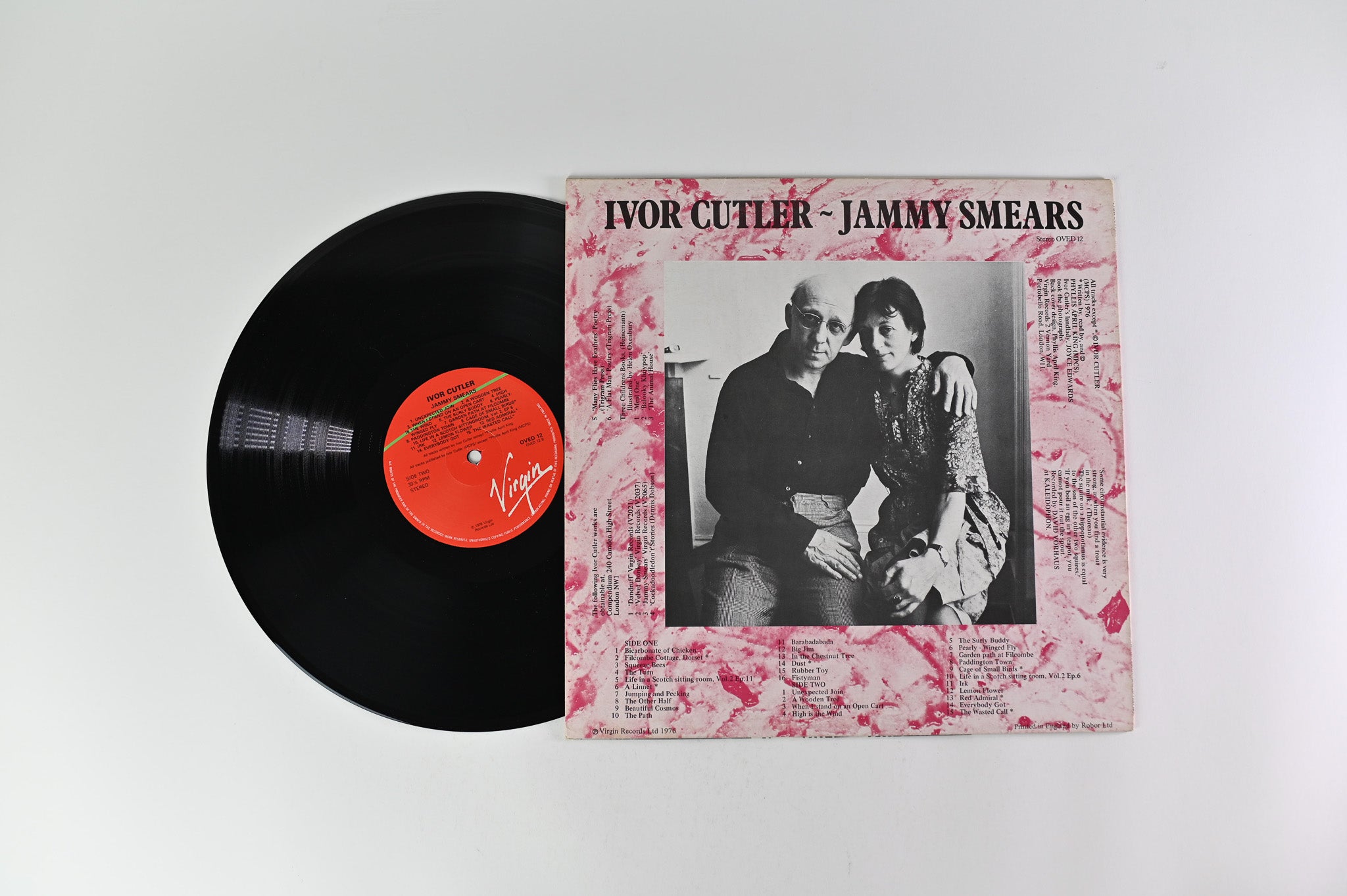 Ivor Cutler - Jammy Smears on Virgin UK Press Reissue