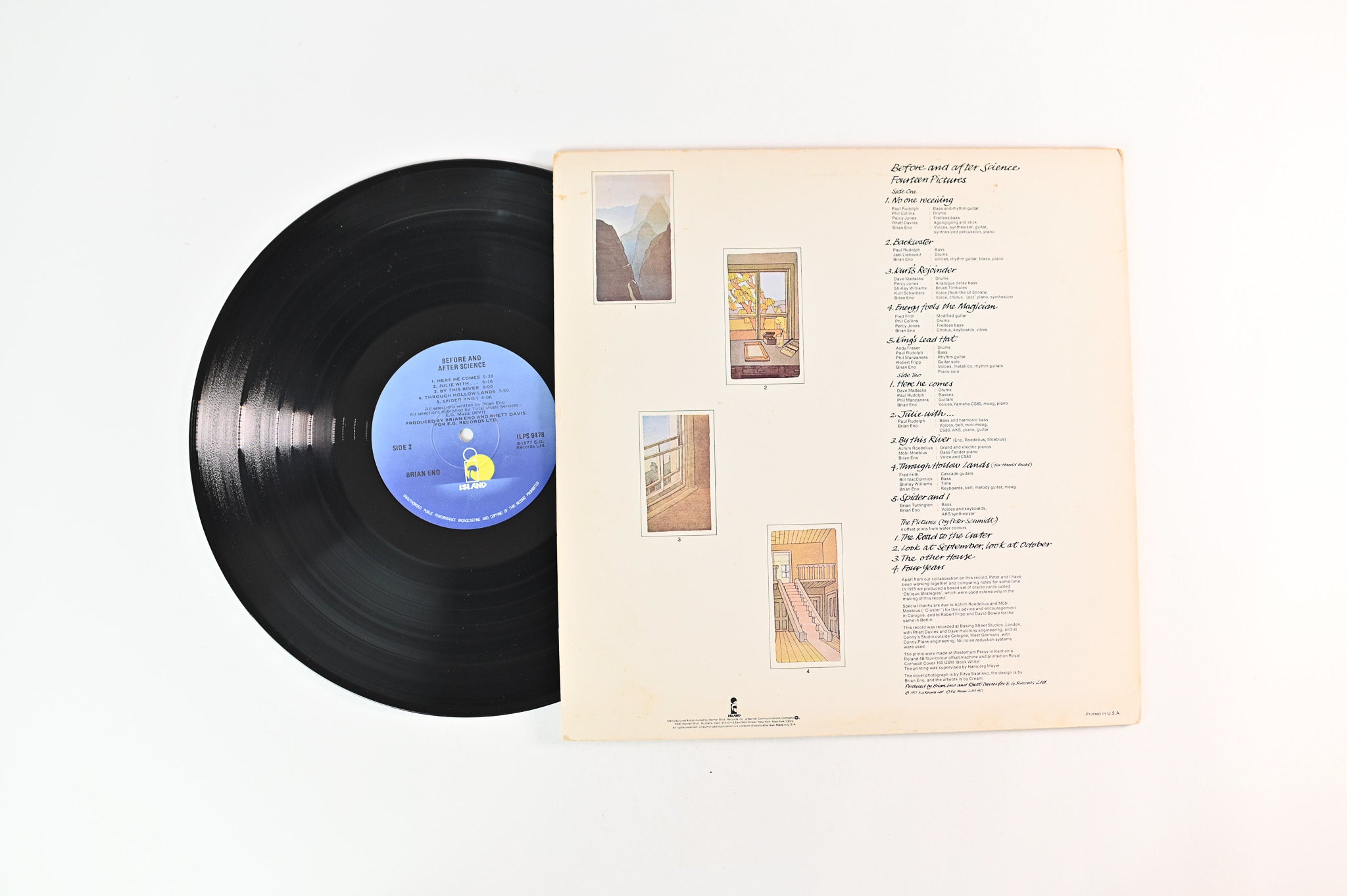 Brian Eno - Before And After Science on Island Reissue
