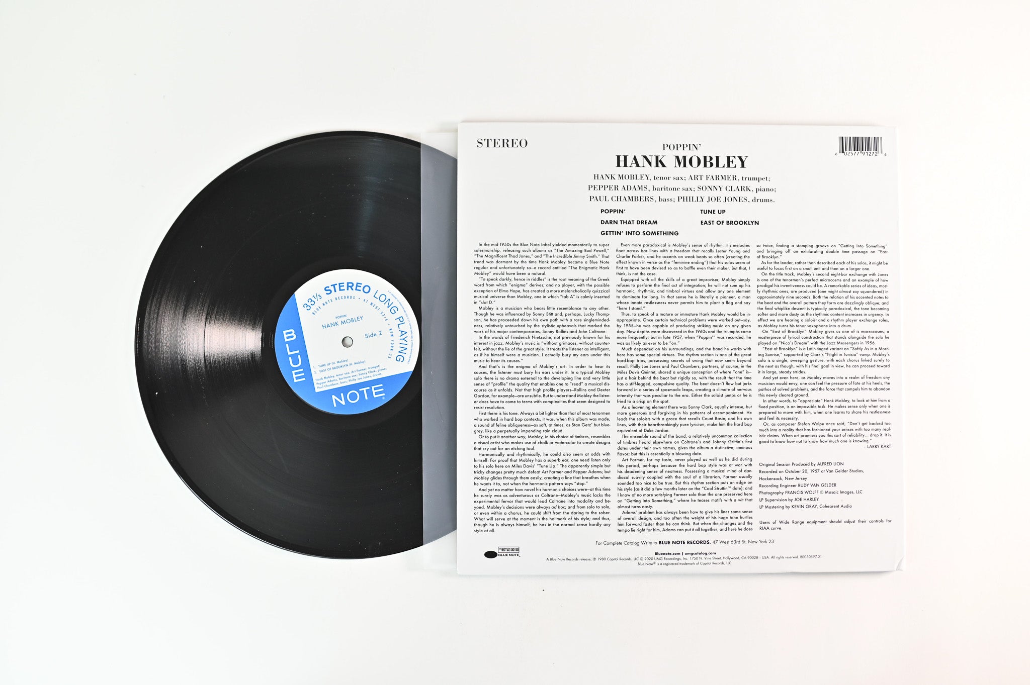 Hank Mobley - Poppin' Blue Note Tone Poet Series Reissue