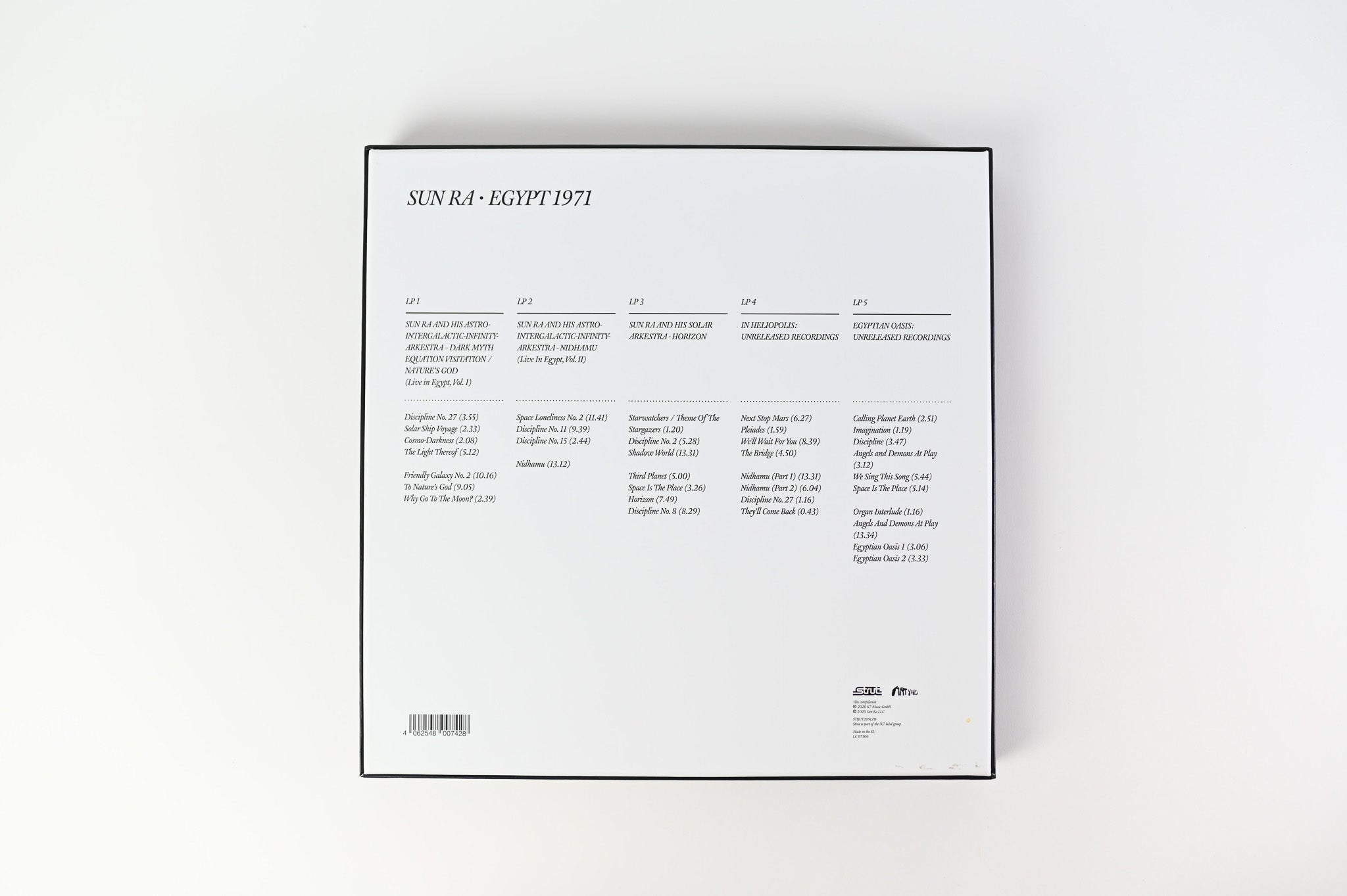 Sun Ra - Egypt 1971 on Strut RSD 2020 Box Set