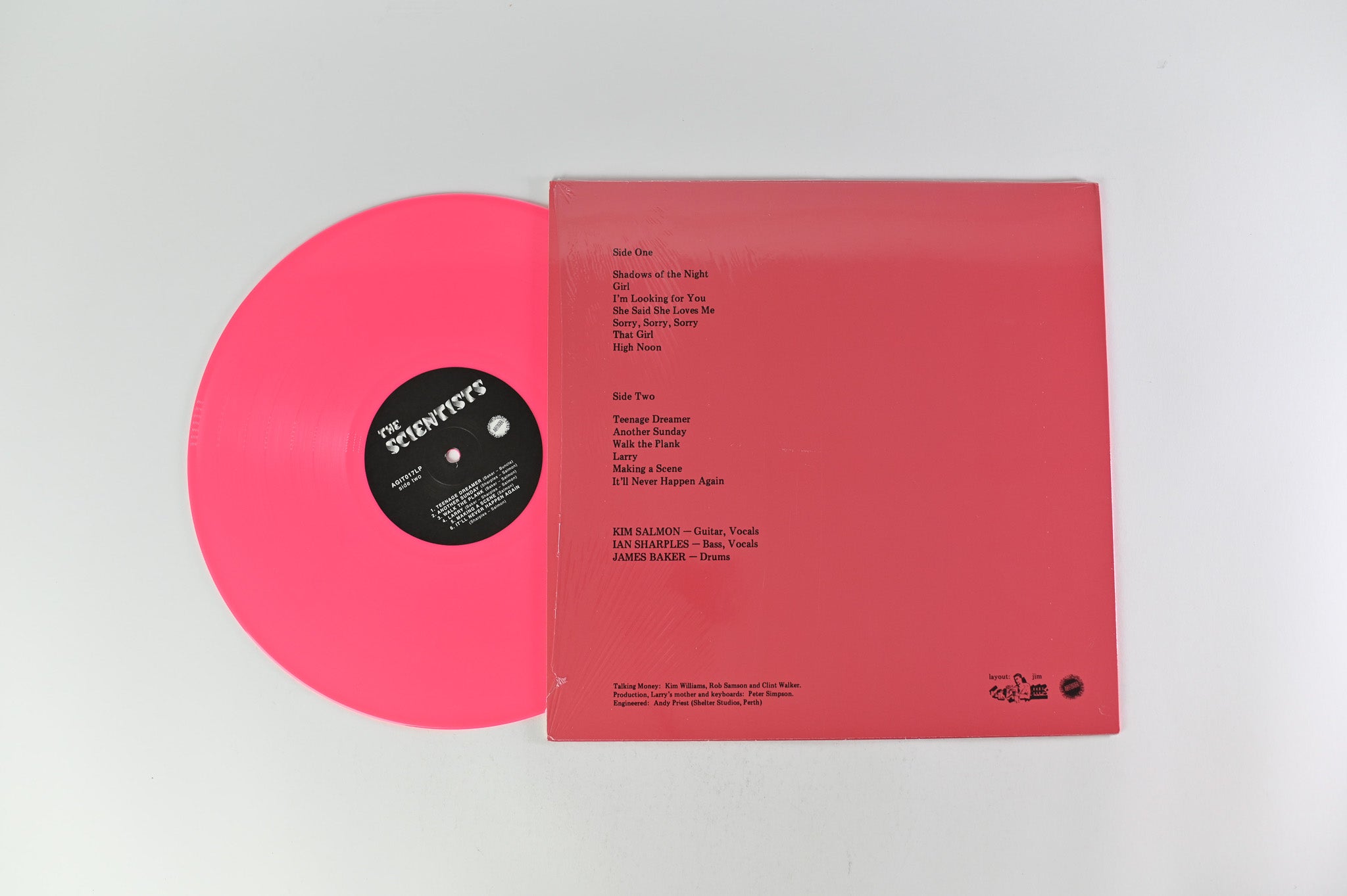 The Scientists - The Scientists on Agitated Pink Vinyl Reissue
