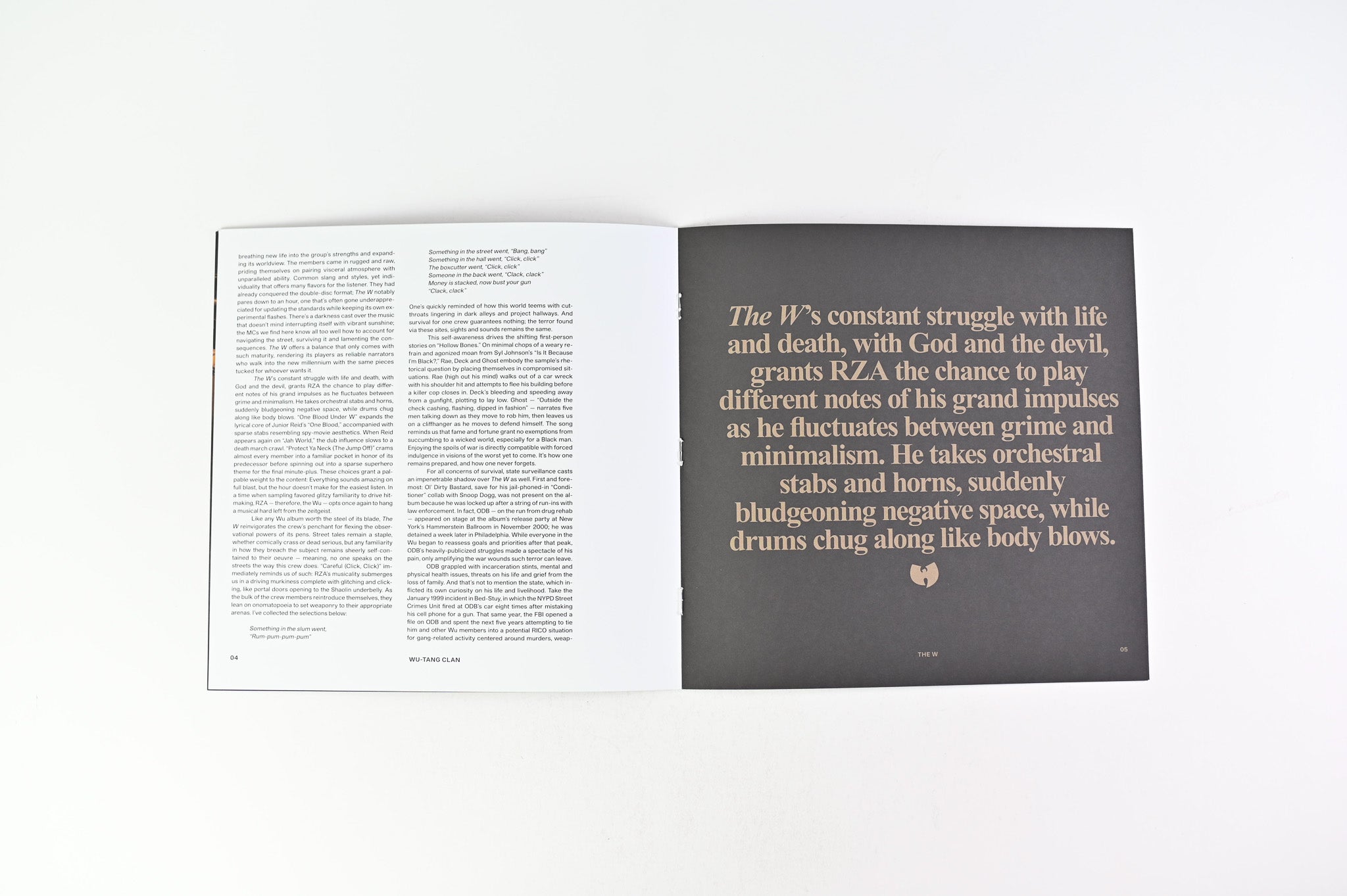 Wu-Tang Clan - The W on Vinyl Me Please Gold & Black Galaxy Vinyl Reissue