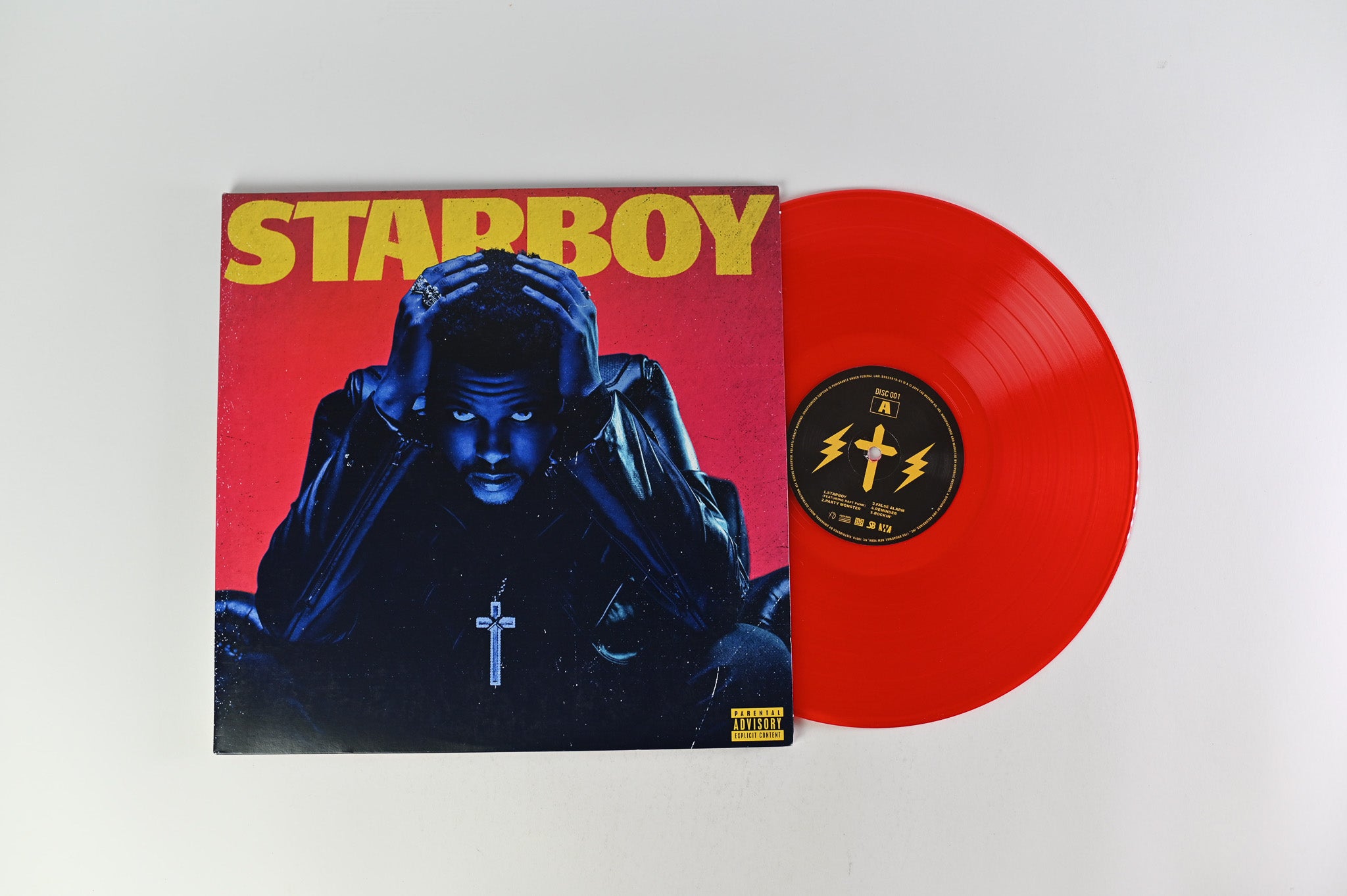 The Weeknd - Starboy on XO Republic Red Translucent