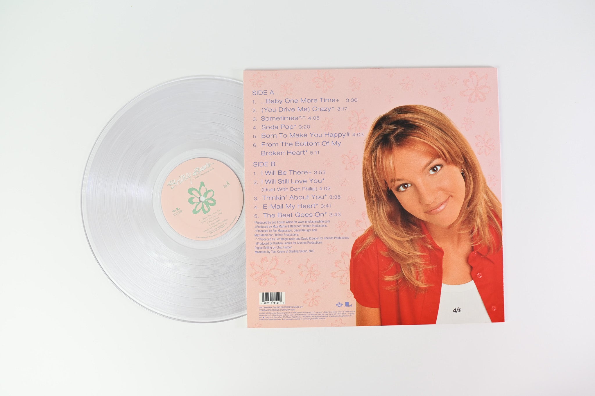 Britney Spears - ...Baby One More Time on Jive Legace Ltd Clear Vinyl Reissue