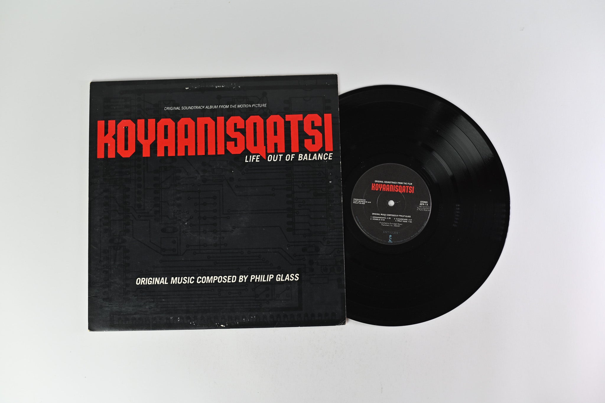 Philip Glass - Koyaanisqatsi (Life Out Of Balance) (Original Soundtrack) on Antilles