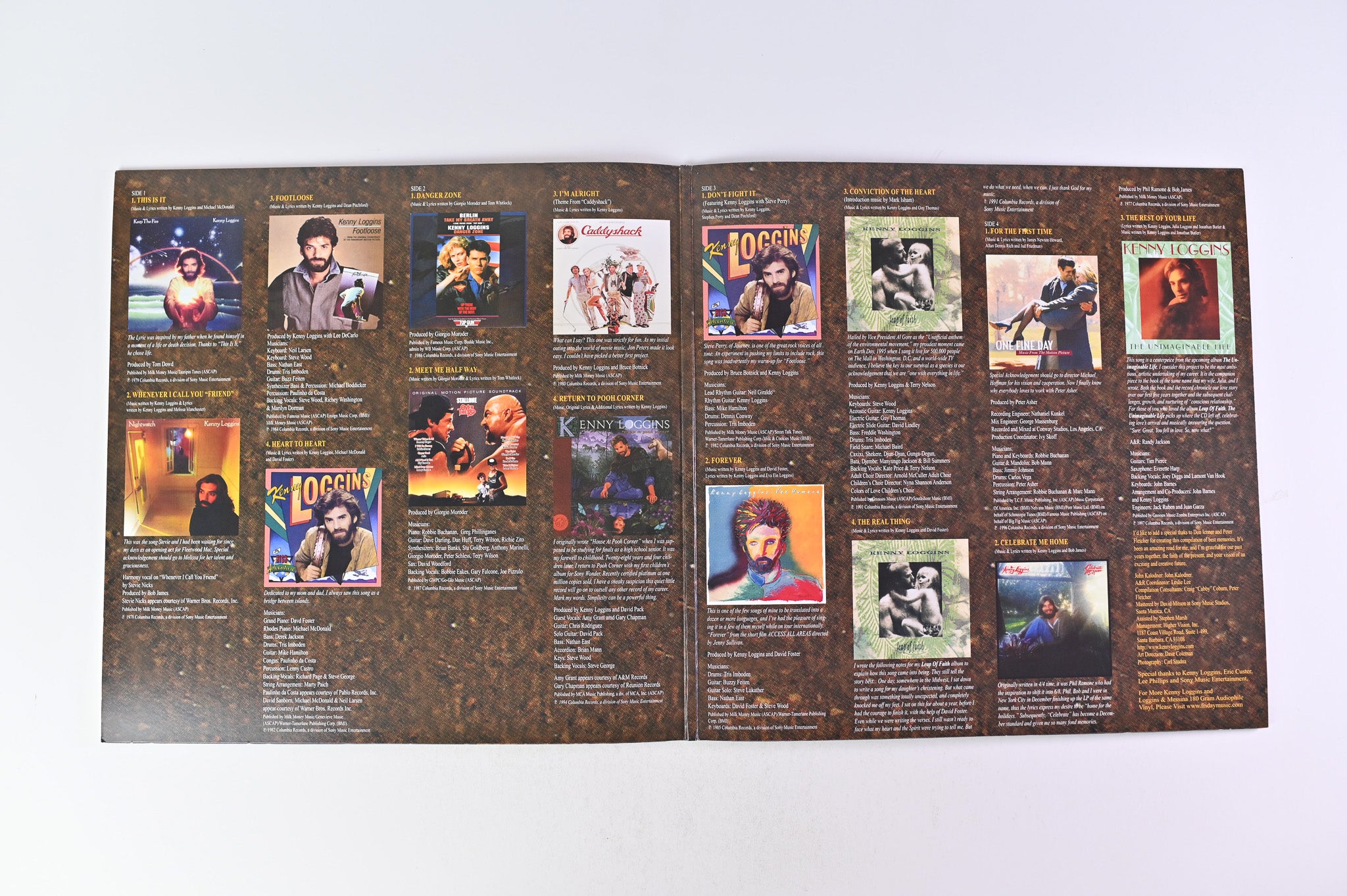 Kenny Loggins - Yesterday, Today, Tomorrow: The Greatest Hits Of Kenny Loggins on Friday Music Gold Vinyl Reissue