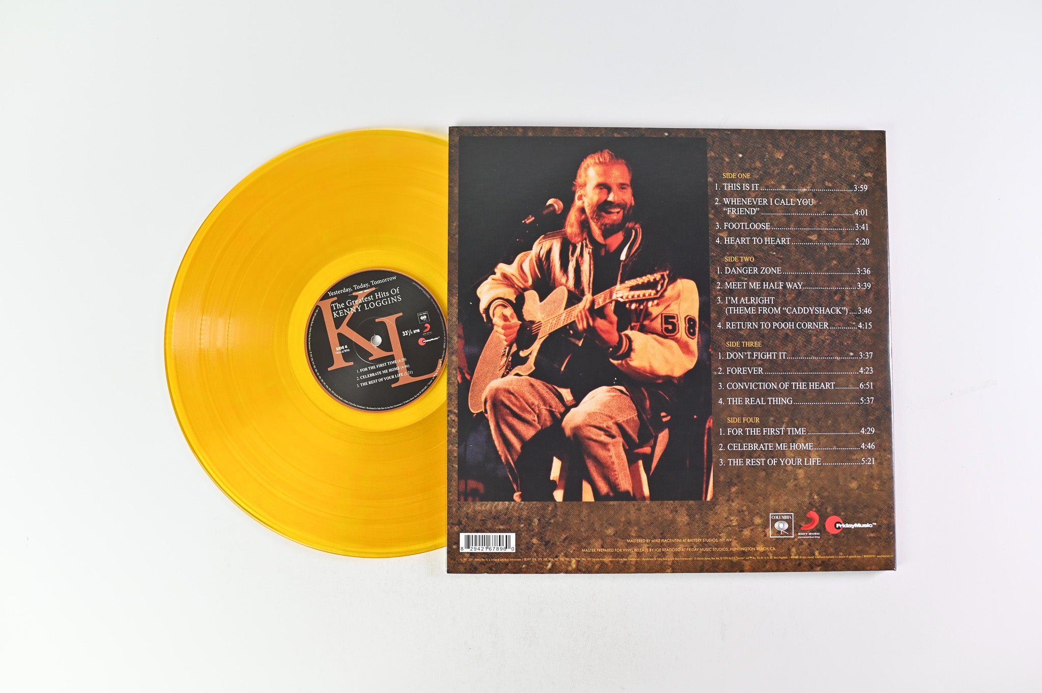 Kenny Loggins - Yesterday, Today, Tomorrow: The Greatest Hits Of Kenny Loggins on Friday Music Gold Vinyl Reissue