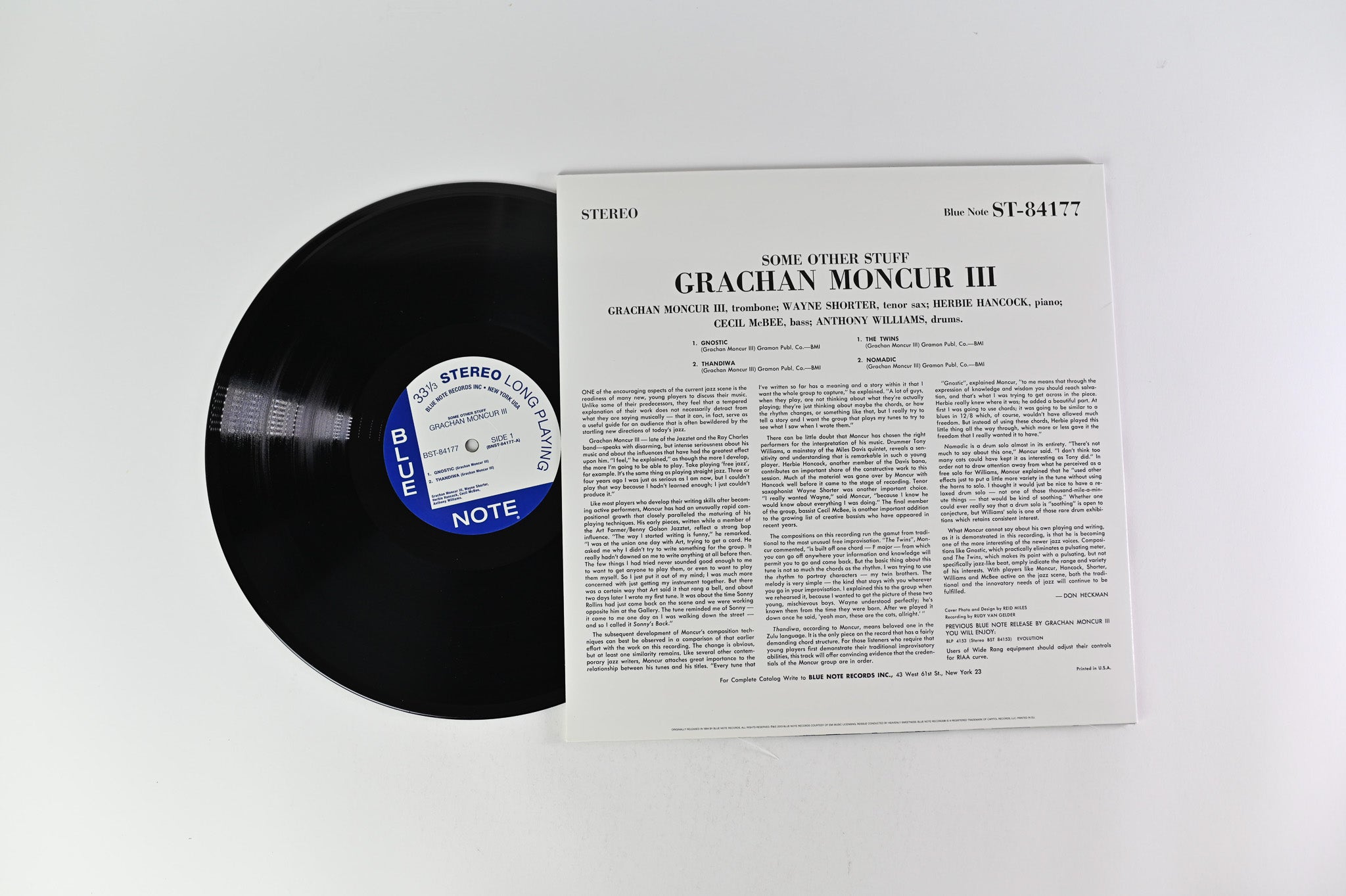 Grachan Moncur III - Some Other Stuff on Blue Note 180 Gram Reissue