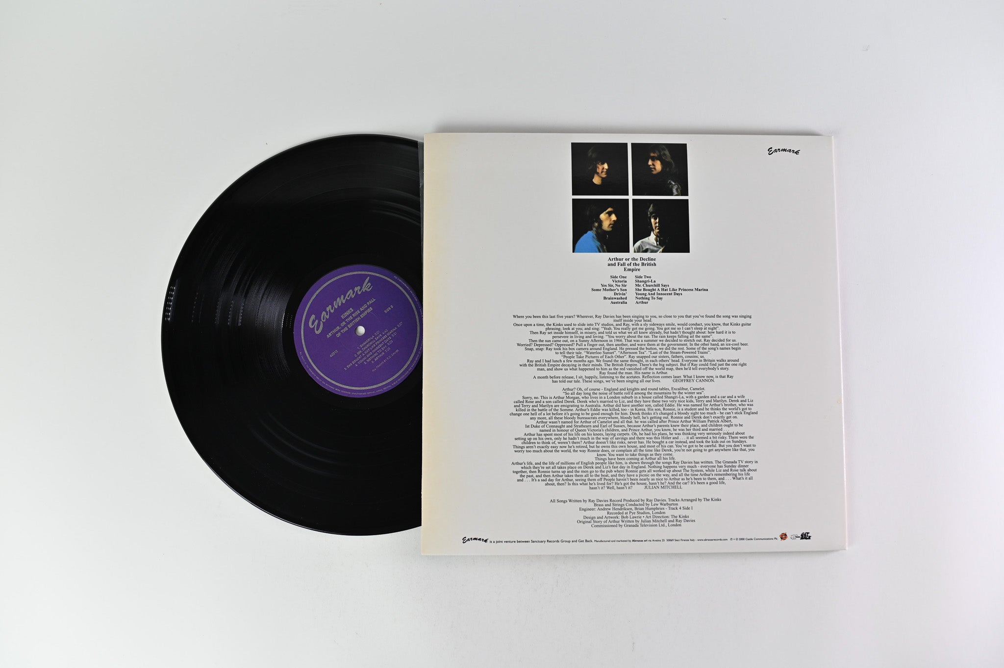 The Kinks - Arthur Or The Decline And Fall Of The British Empire on Earmark Italian Reissue
