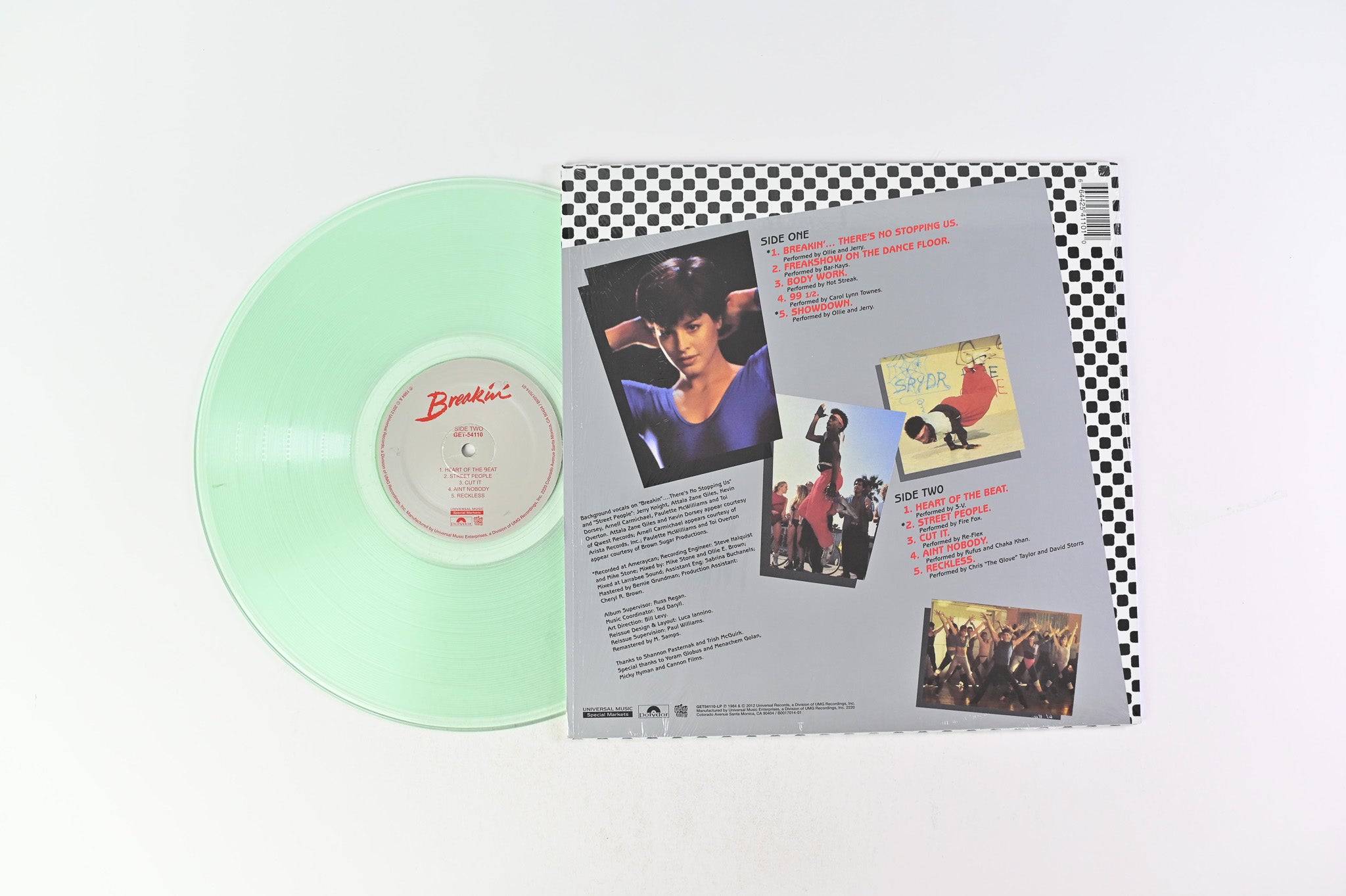 Various - Breakin': Original Motion Picture Soundtrack on Get on Down Ltd RSD 2022 Coke Bottle Clear Reissue
