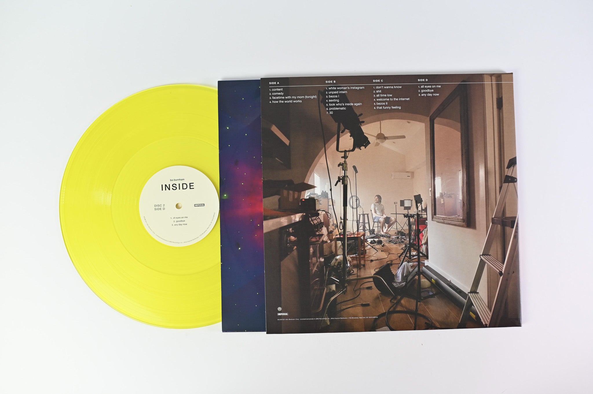 Bo Burnham - Inside on Imperial Ltd Yellow Translucent
