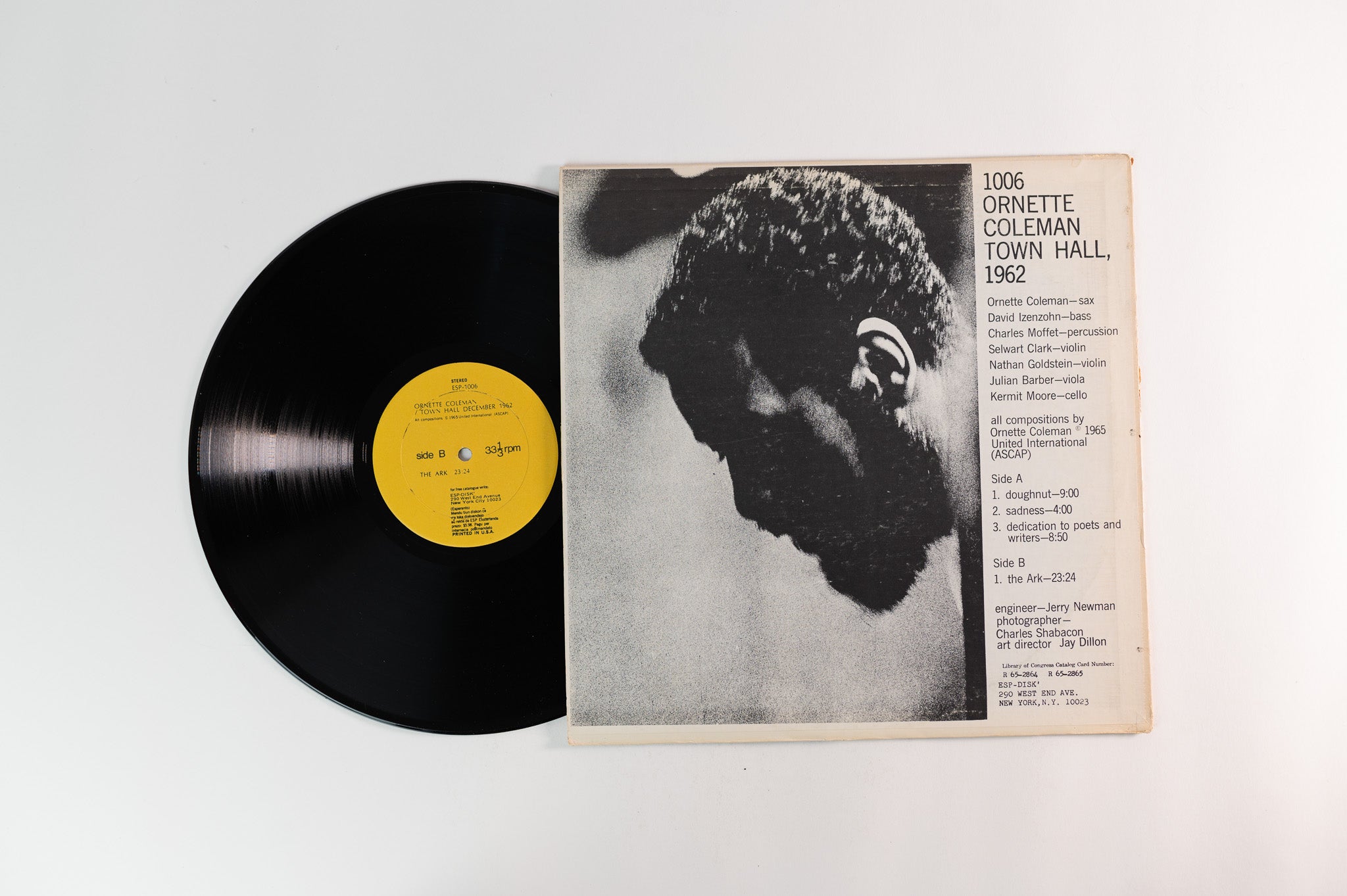Ornette Coleman - Town Hall, 1962 on ESP-Disk