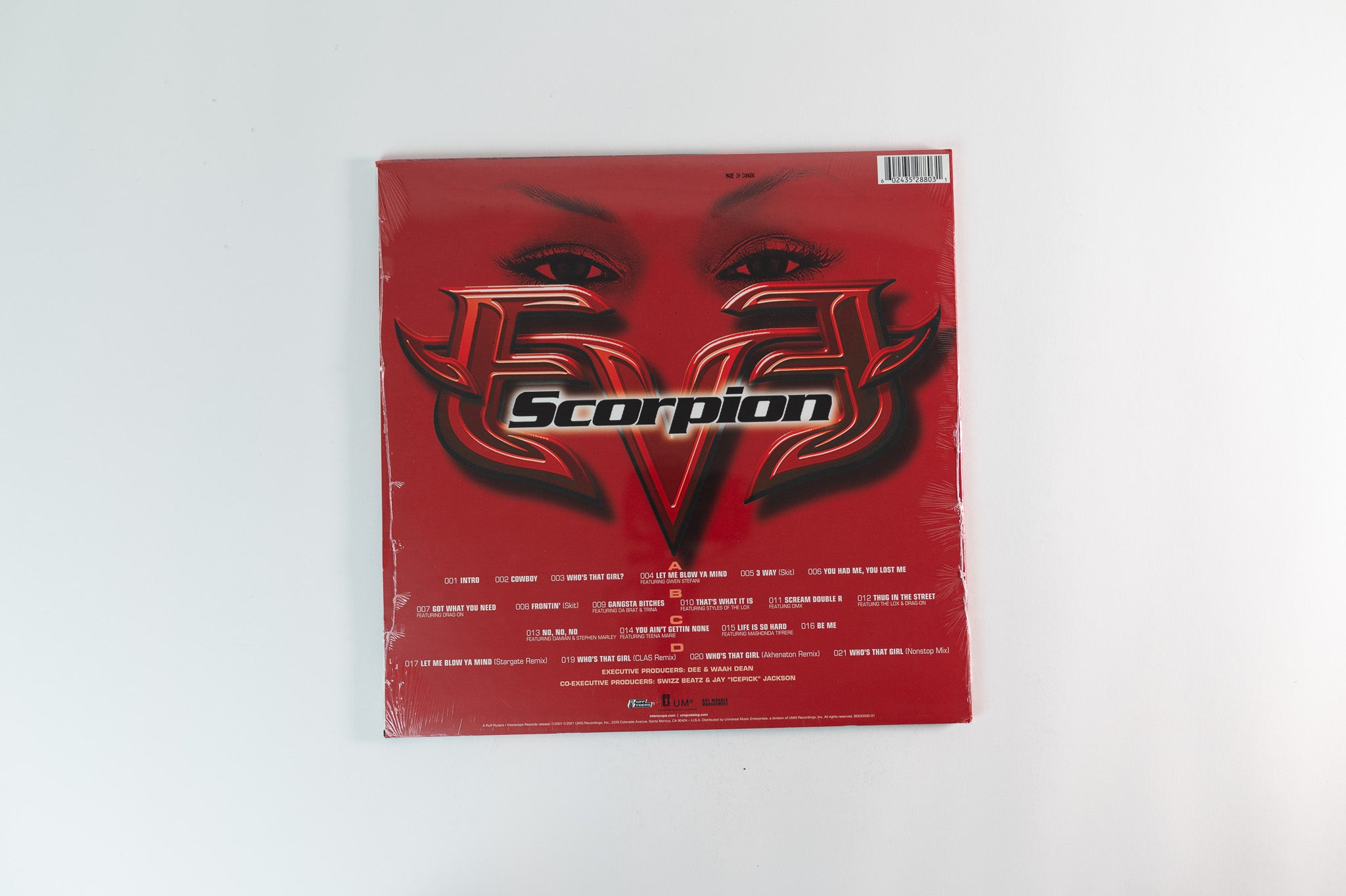 Eve - Scorpion on Interscope Records - Red & Black Splatter Sealed
