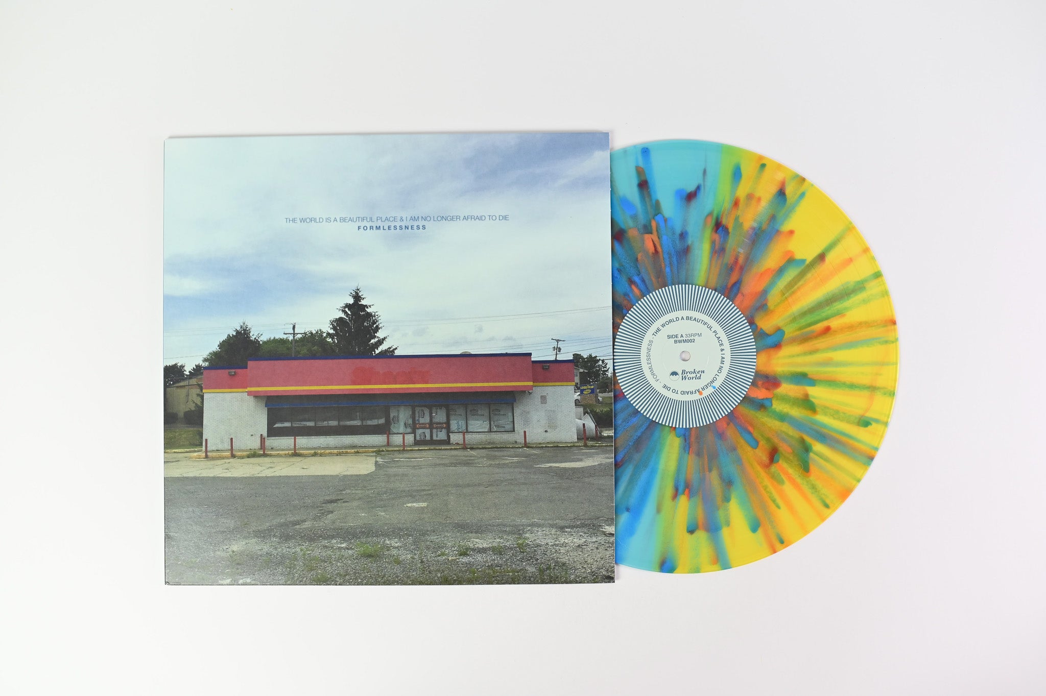 The World Is A Beautiful Place & I Am No Longer Afraid To Die - Formlessness 2016 on Broken World Multi Color Splatter