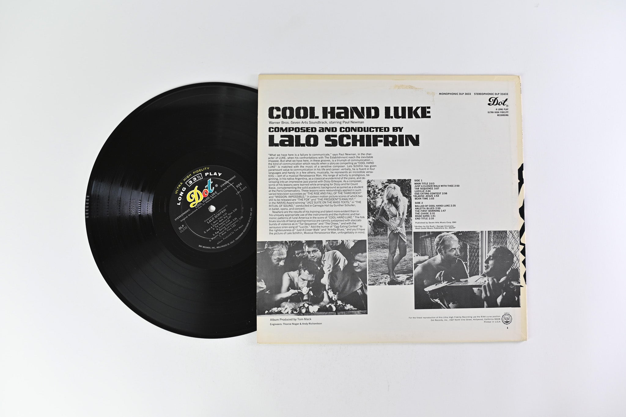 Lalo Schifrin - Cool Hand Luke - Original Soundtrack Recording on Dot Records
