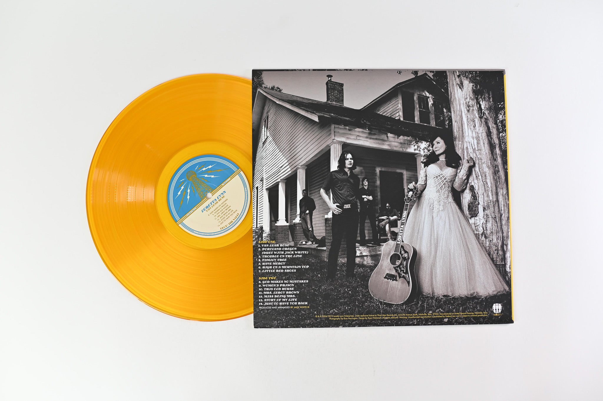 Loretta Lynn - Van Lear Rose on Third Man Records Gold Vinyl w/ 7