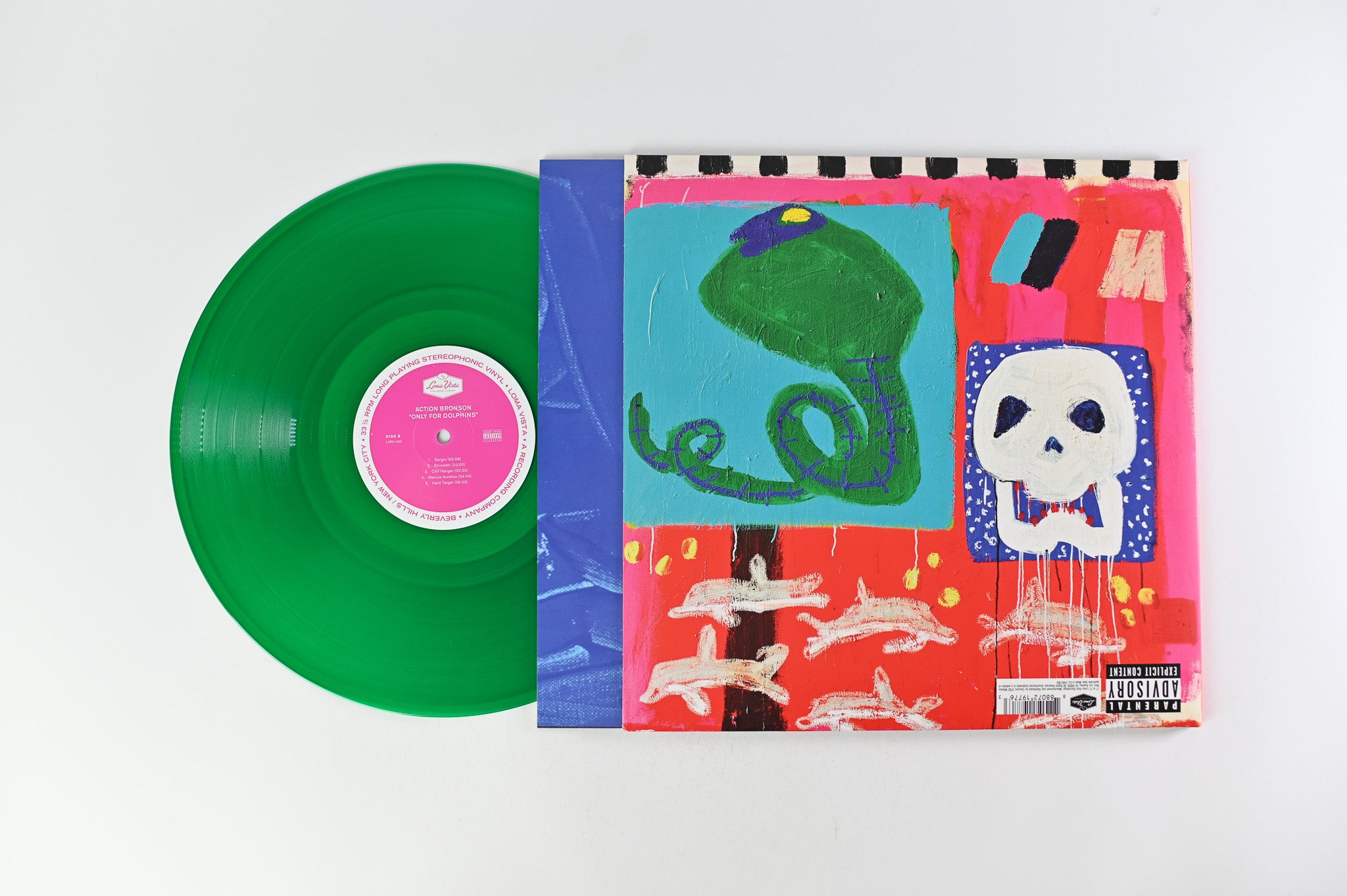 Action Bronson - Only For Dolphins on Loma Vista Green Translucent Vin